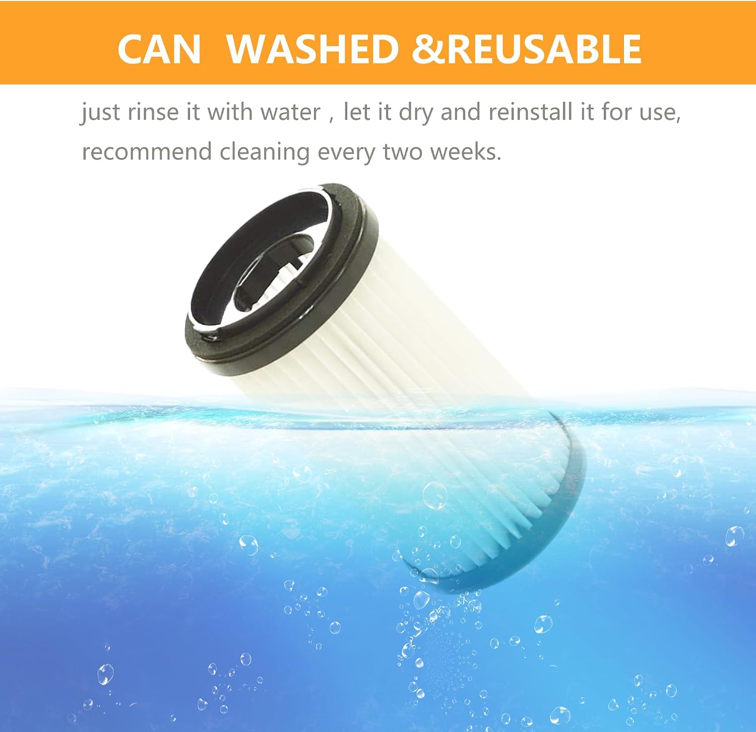 EZ SPARES Kenmore DCF-1 DCF-2 HEPA Filter, 82720 471178 82912