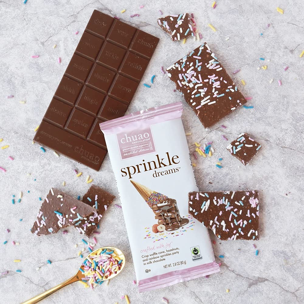 Chuao Chocolatier Ravishing Rocky Road Milk Chocolate Bars | Gourmet Almond Vegan Marshmallows Artisan No Preservatives | 10 Pack (2.8 oz each)