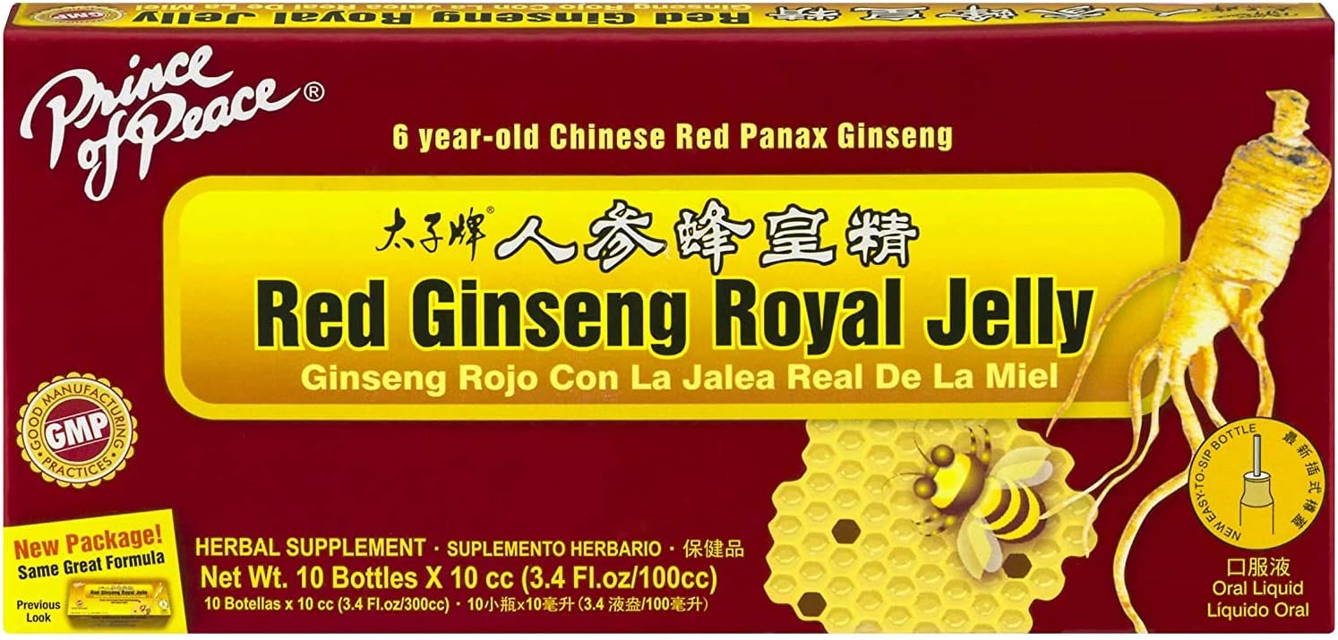 Prince Of Peace Red Ginseng Royal Jelly, 10 Bottles