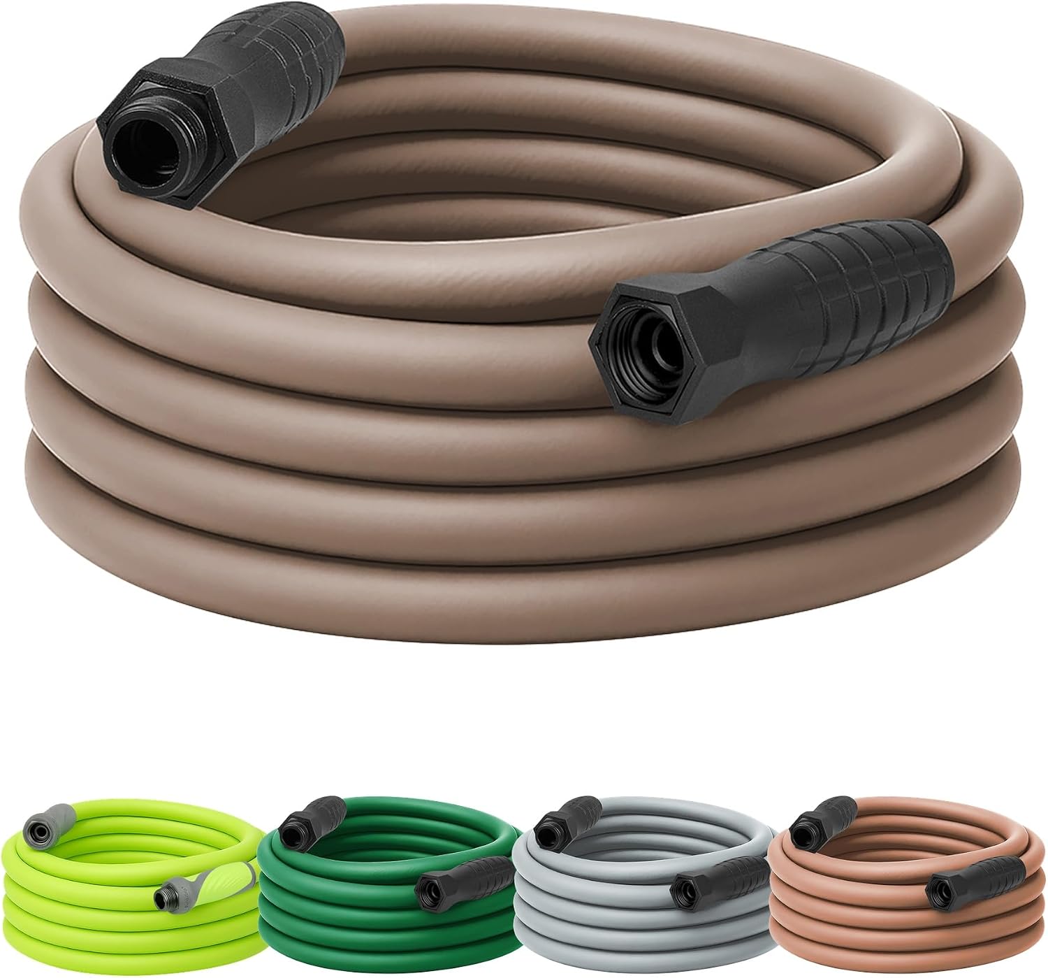 Flexzilla Garden Hose 5/8 in. x 50 ft., Lightweight All-Weather Water Hose, Durable and Flexible, Leak-Free Connections