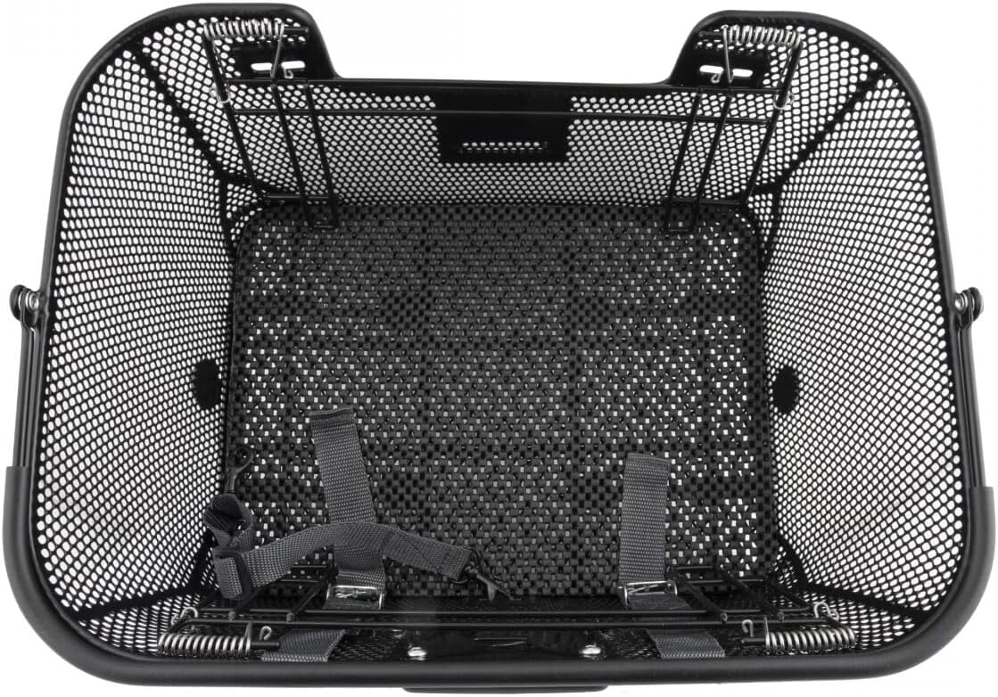 Axiom Pet Basket with Rack and Handlebar Mounts (Black)