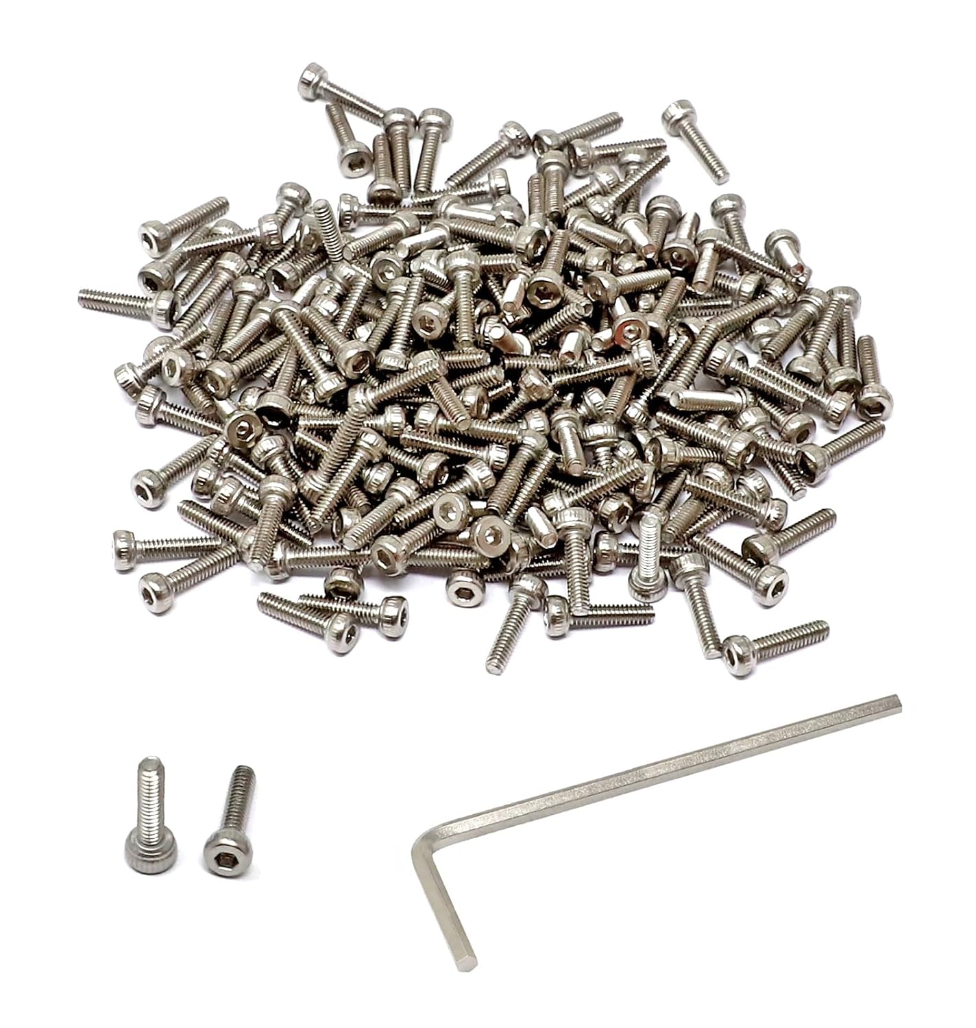 iexcell 20 Pcs M8 x 30/35/40/45/50 mm Stainless Steel 304 Hex Socket Head Cap Screws Bolts Assortment, Fully Threaded