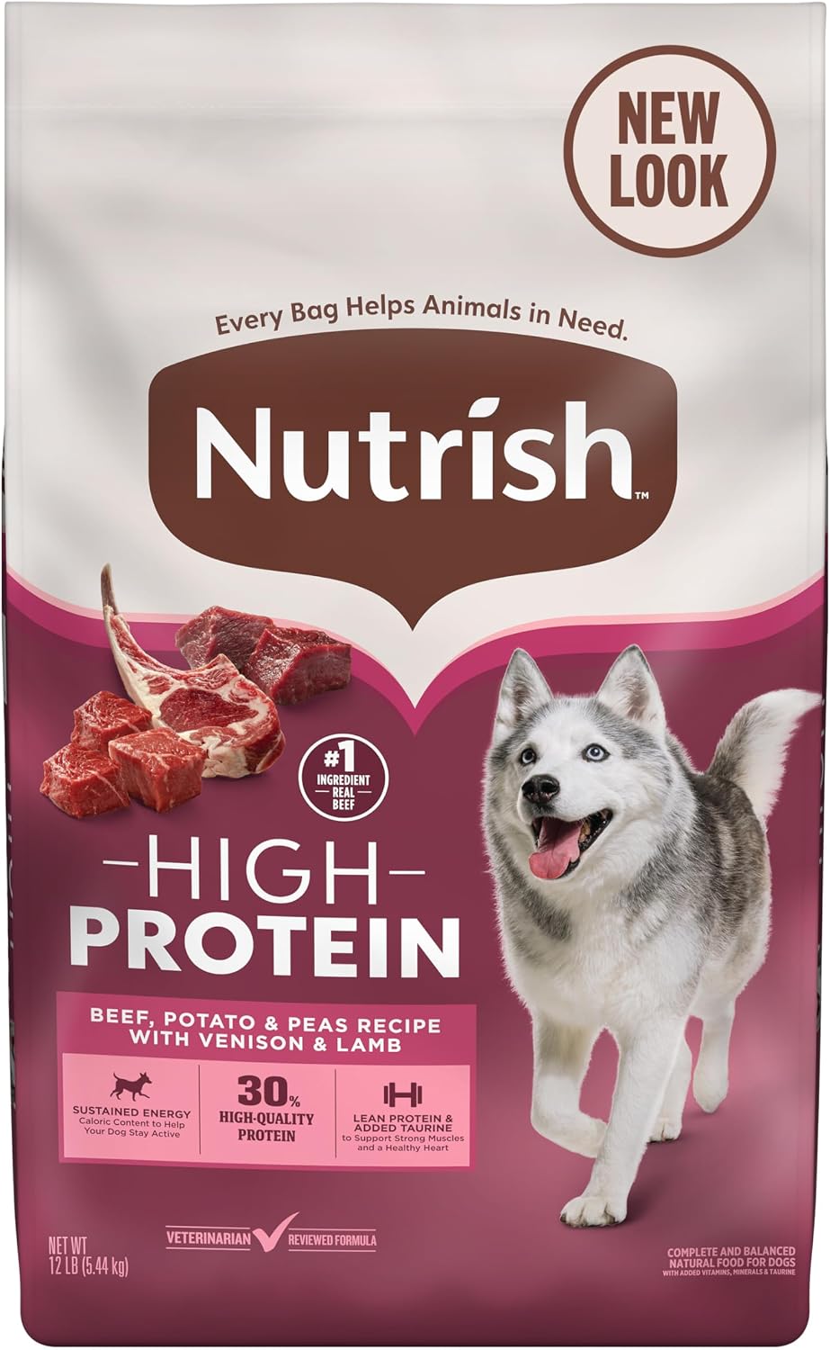 Nutrish High Protein Dry Dog Food, 23 lb. Bag (Rachael Ray)
