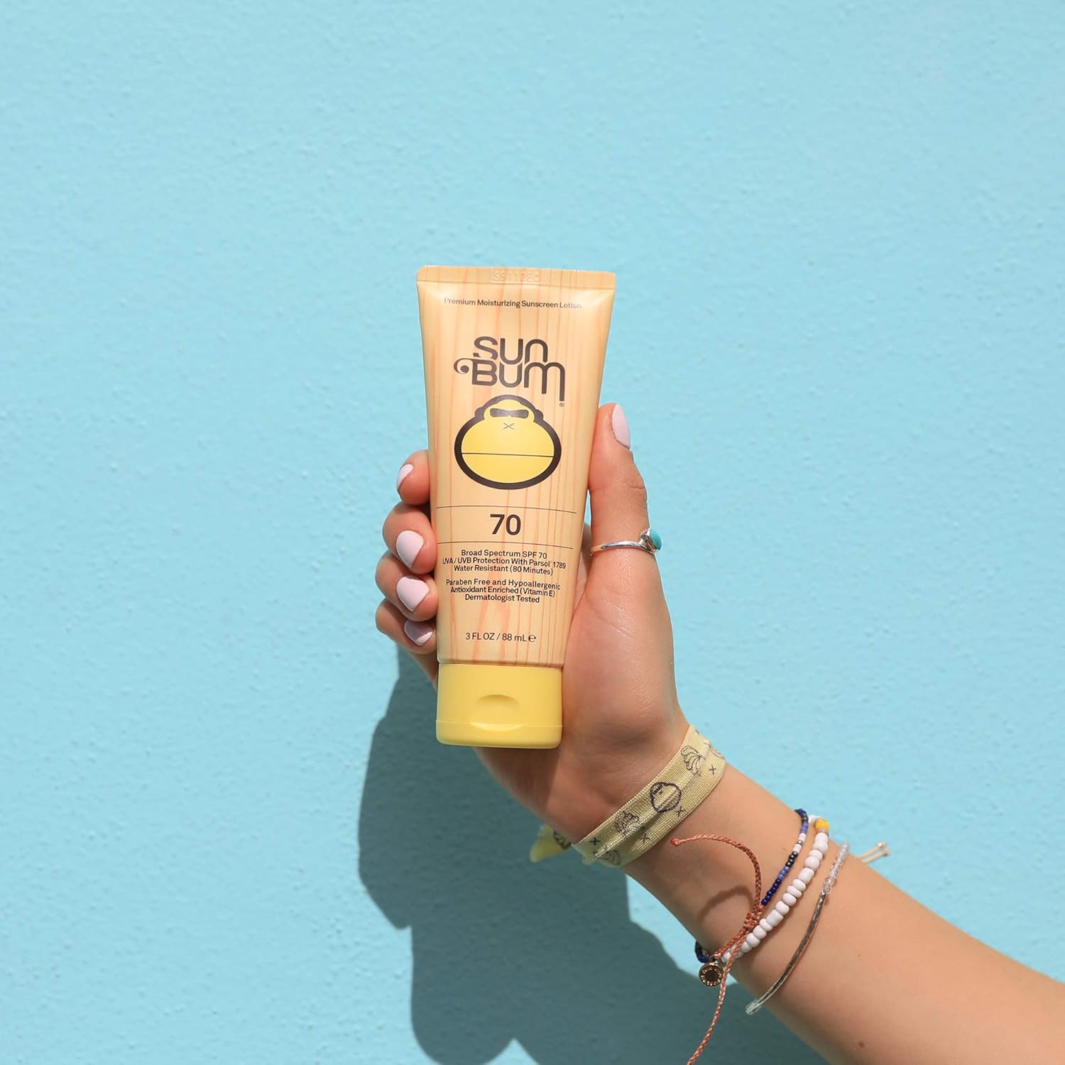 Sun Bum Original SPF 50 Sunscreen Body Lotion - 8 oz | Broad Spectrum Moisturizing Sunscreen with Vitamin E, Hawaii 104 Act Compliant (Made without Octinoxate & Oxybenzone)