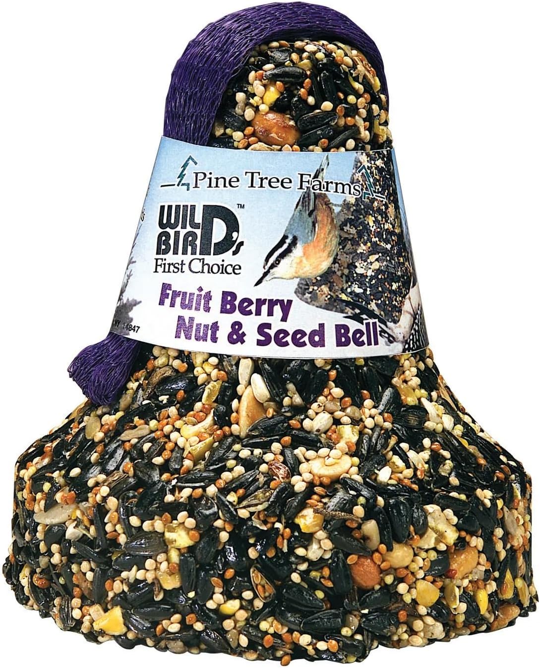 Bird Seed Bell, 16 oz Fruit Berry Nut