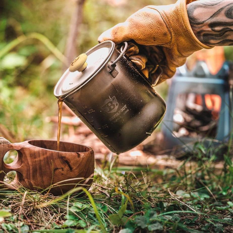 Bestargot Titanium Pot 750ml, Coffee French Press
