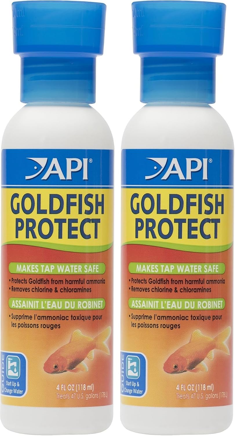 API GOLDFISH PROTECT Aquarium Water Conditioner 4-Ounce Bottle