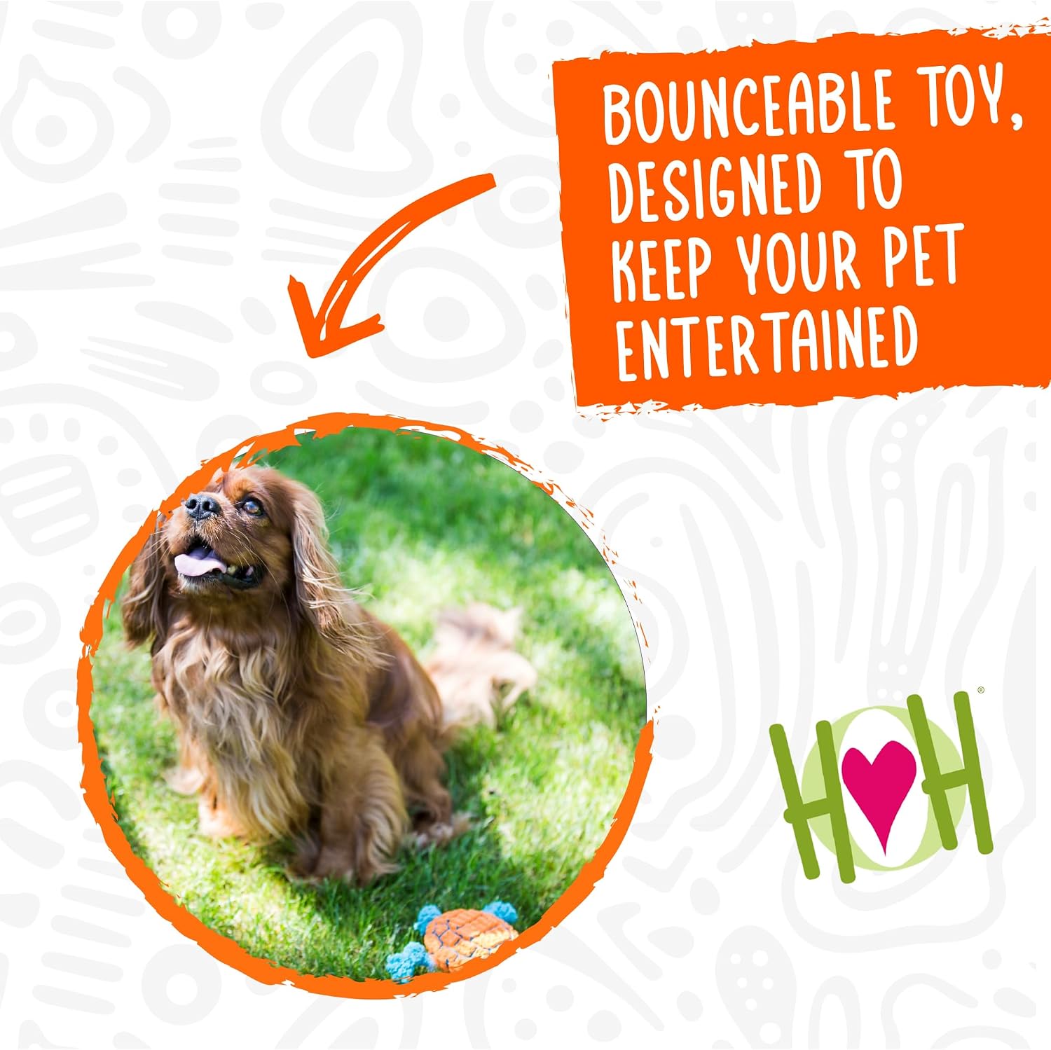 HuggleHounds Knottie Plush Dog Toy - Dog Stuffed Animal Toy, Squeaky Puppy Toys, for Small, Medium & Large Dogs, Durable Plush to Keep Them Busy - Stuey Sock Monkey, Large