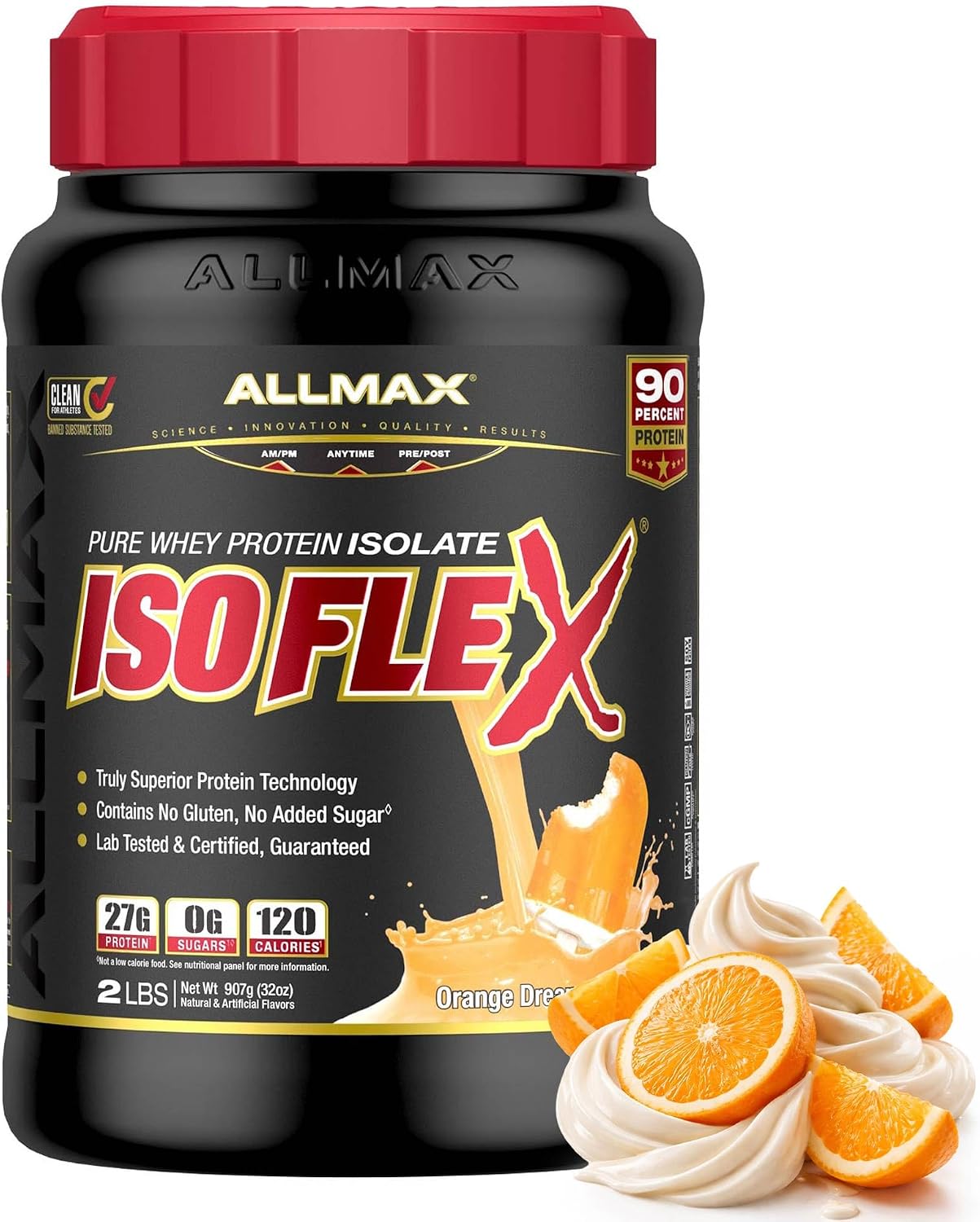 ALLMAX ISOFLEX Whey Protein Isolate, Chocolate Peanut Butter, 5 lb