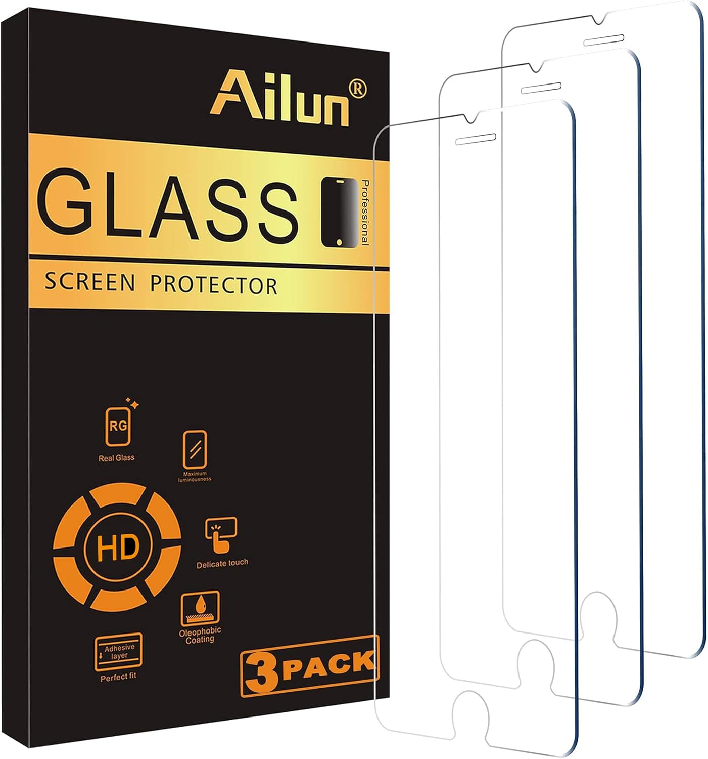 Ailun 3 Pack Screen Protector for iPhone 12 Mini 2020