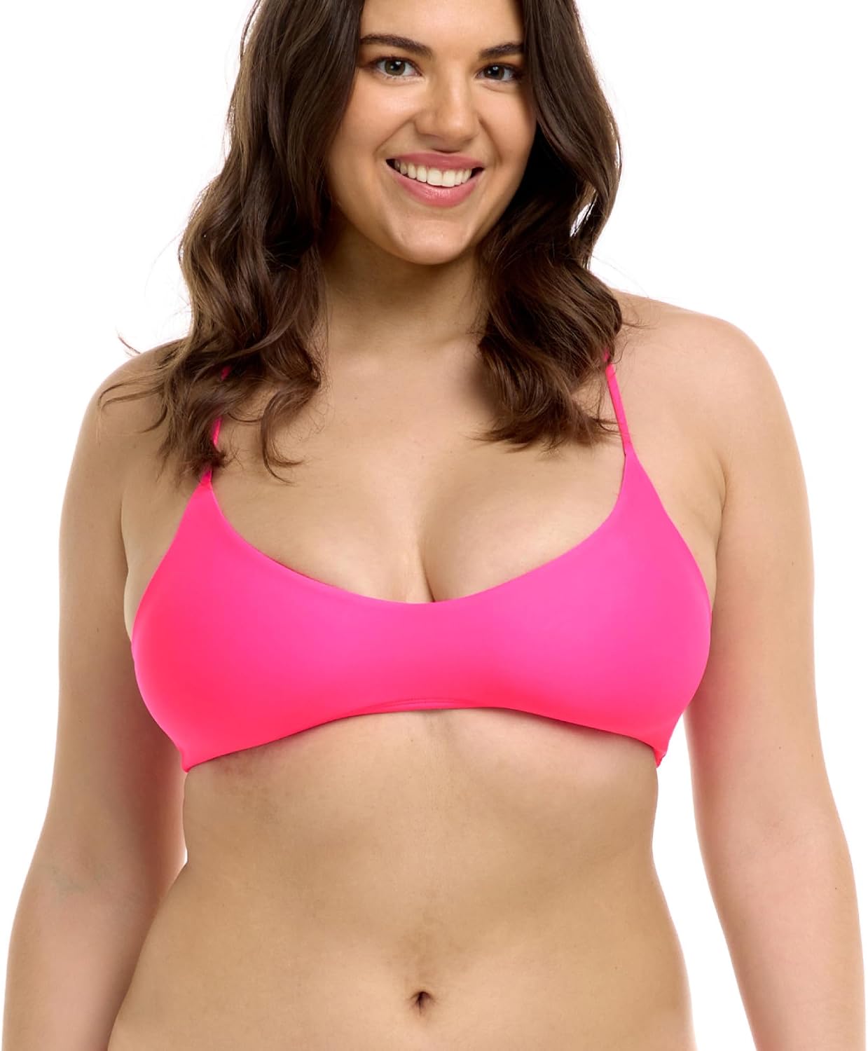 Body Glove Standard Smoothies Alani Solid Strappy Back Bikini Top for Women
