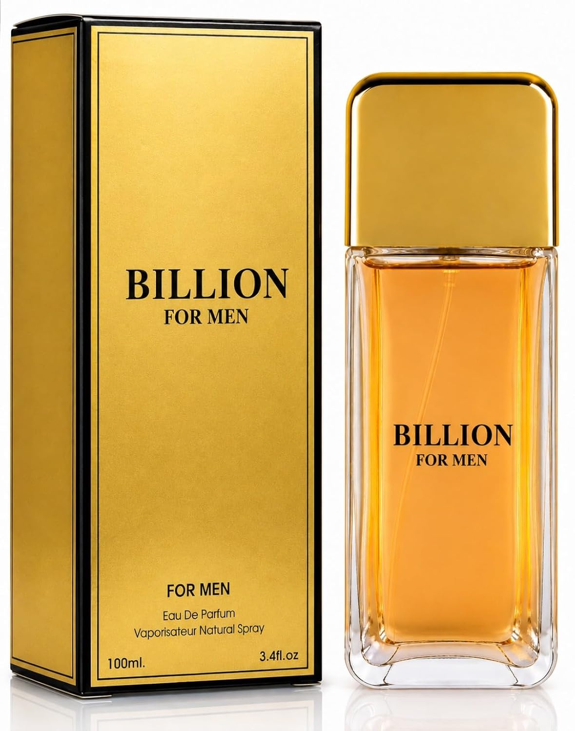 Sandora Fragrances Billion For Men Eau de Toilette Spray - Men's Fragrance with Citrus, Mint
