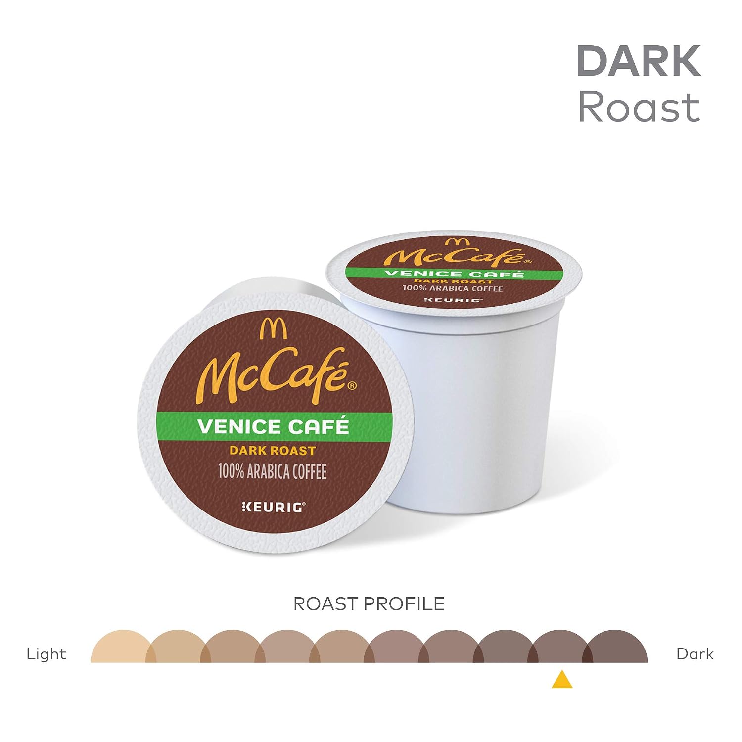 McCafe French Roast, Single Serve Coffee Keurig K-Cup Pods, Dark Roast, 96 Count (4 Packs of 24)