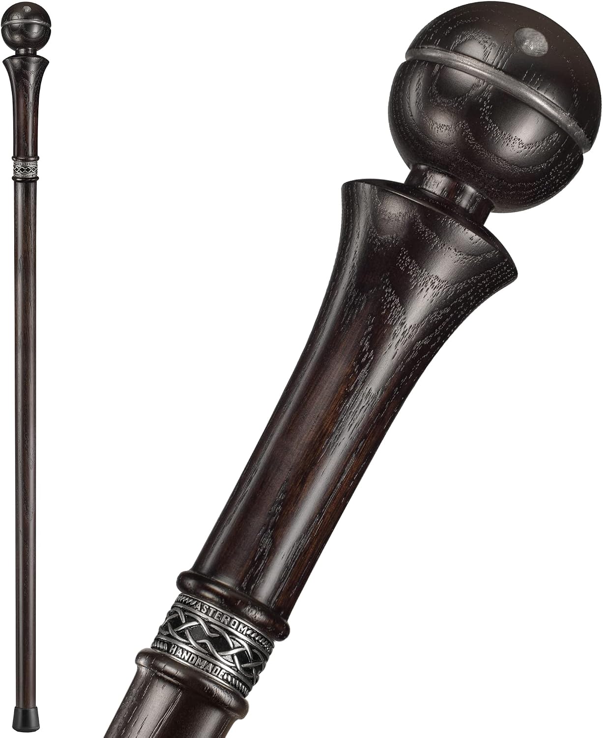 Asterom Wooden Walking Stick for Men and Women - Cool Knob Walking Cane