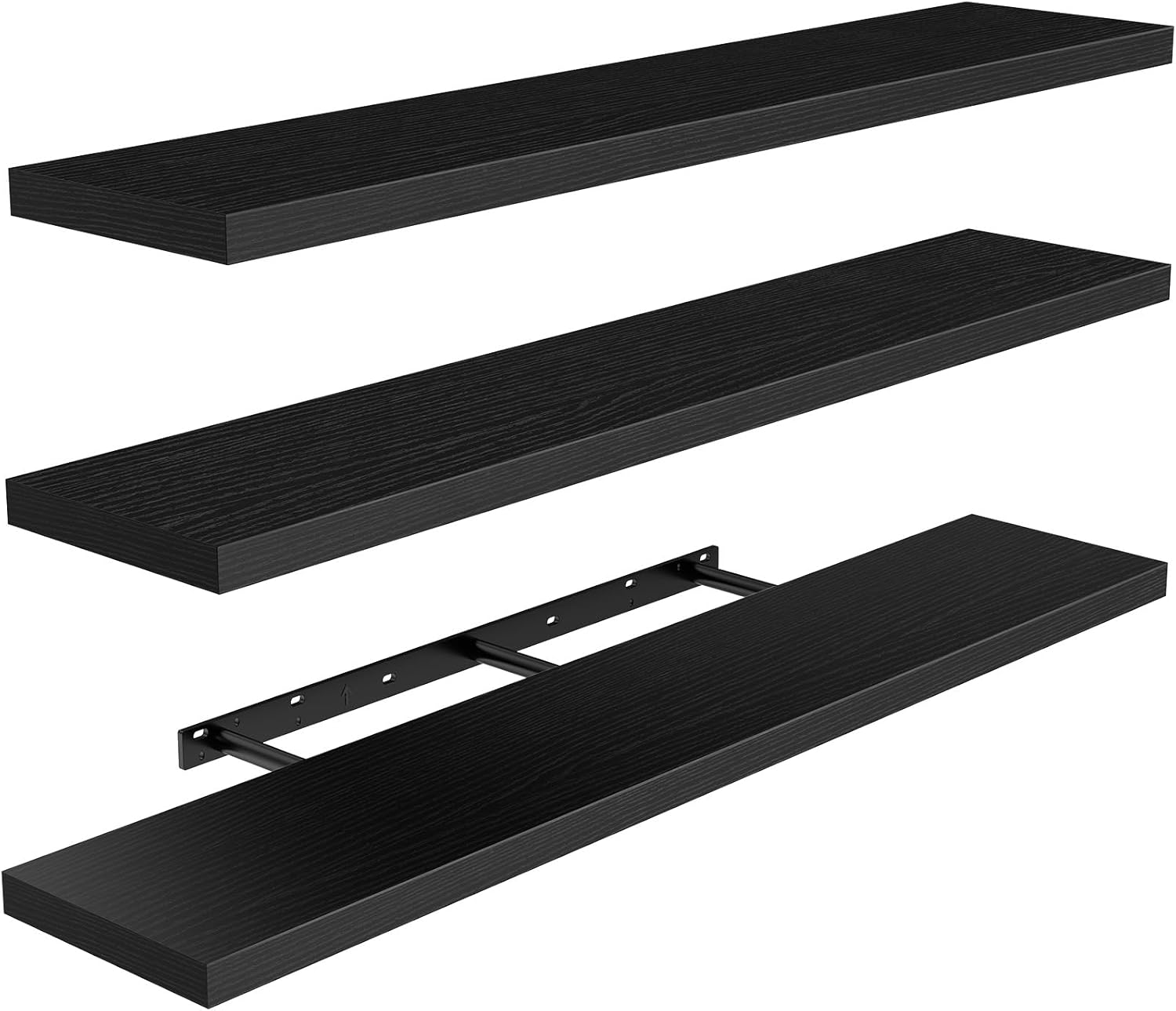 AMADA HOMEFURNISHING Floating Shelves, Wall Shelves for Bathroom/Living Room/Bedroom/Kitchen Decor