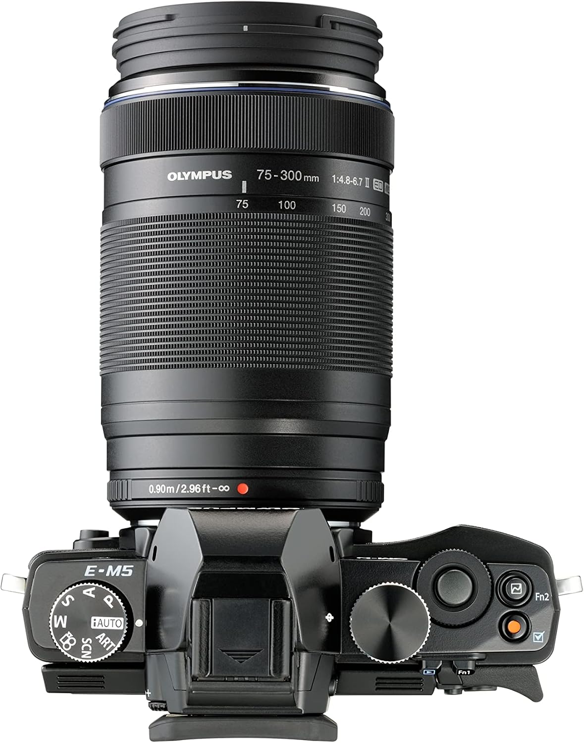 Olympus M.Zuiko Digital 75-300mm F4.8-6.7 for Micro Four Thirds System Camera, Compact Powerful Zoom Lens, Outdoor