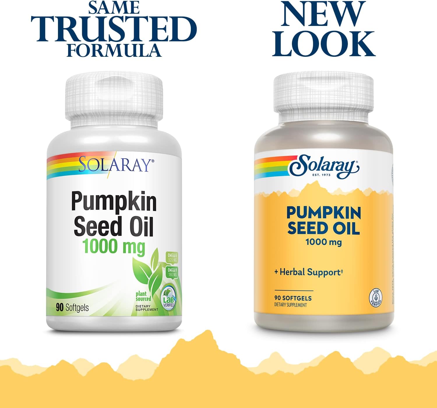 Solaray Pumpkin Seed Oil Capsules - Natural Omegas Pumpkin Seed Oil Extract Supplement for Women & Men
