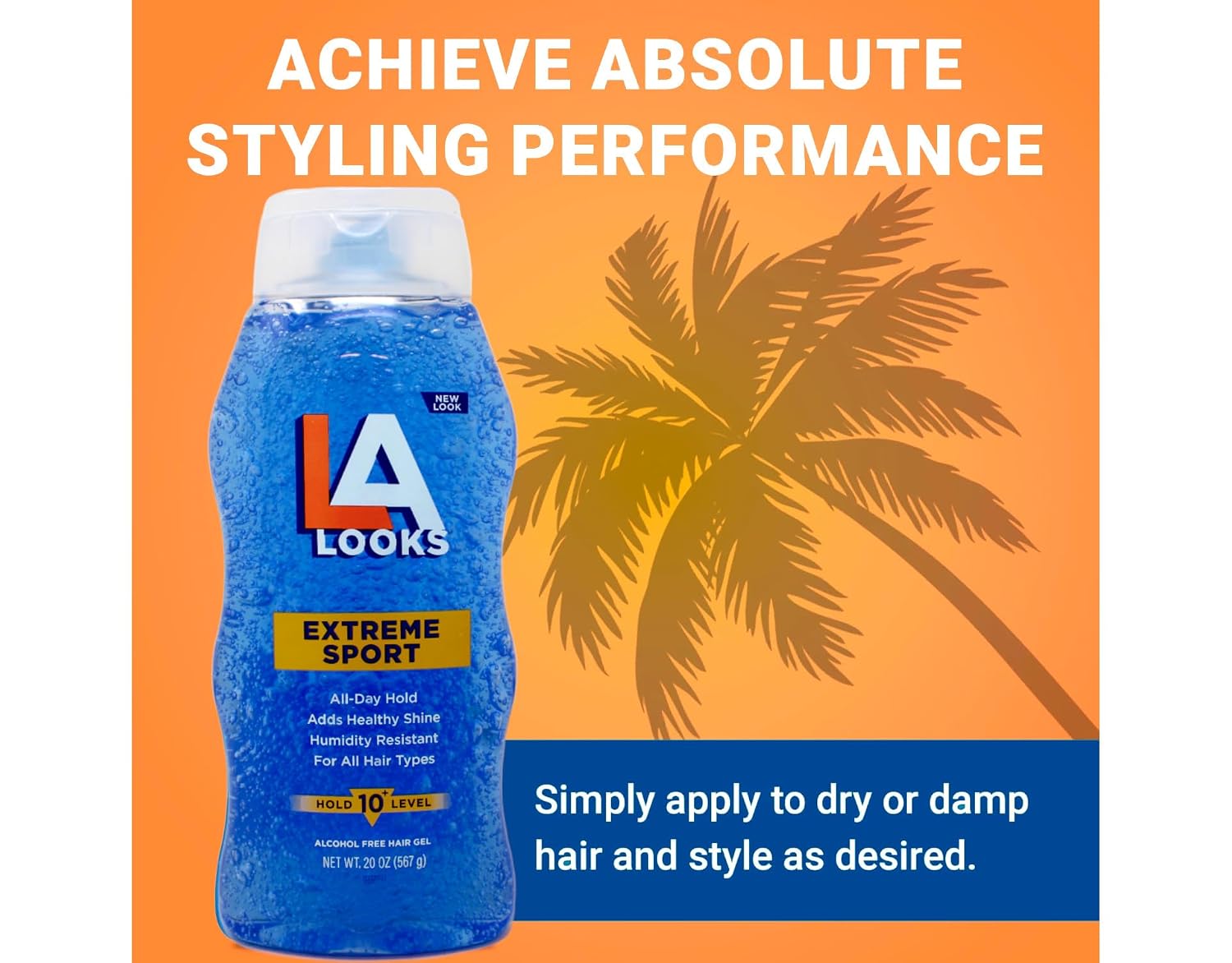 L.A. Looks Sport Activity Proof Power Gel, Mega X-Treme Hold 20 oz (Pack of1)