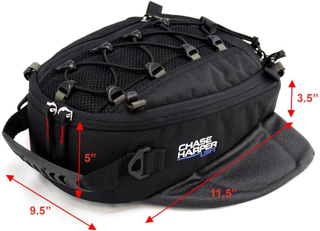 450 Magnetic Tank Bag, Water-Resistant, Tear-Resistant, Industrial Grade Ballistic Nylon with Anti-Scratch Rubberized Polymer Bottom, Strong Neodymium Magnets – Black