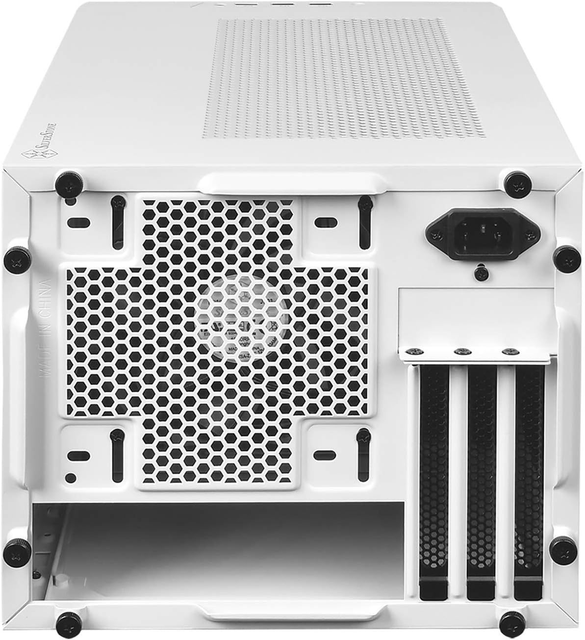 Silverstone Technology SUGO 14, SG14, Black, Mini-ITX Cube Chassis, Supports 3 Slot Full Length GPUs/ATX PSU / 240mm AIO, 4 Removable Panels