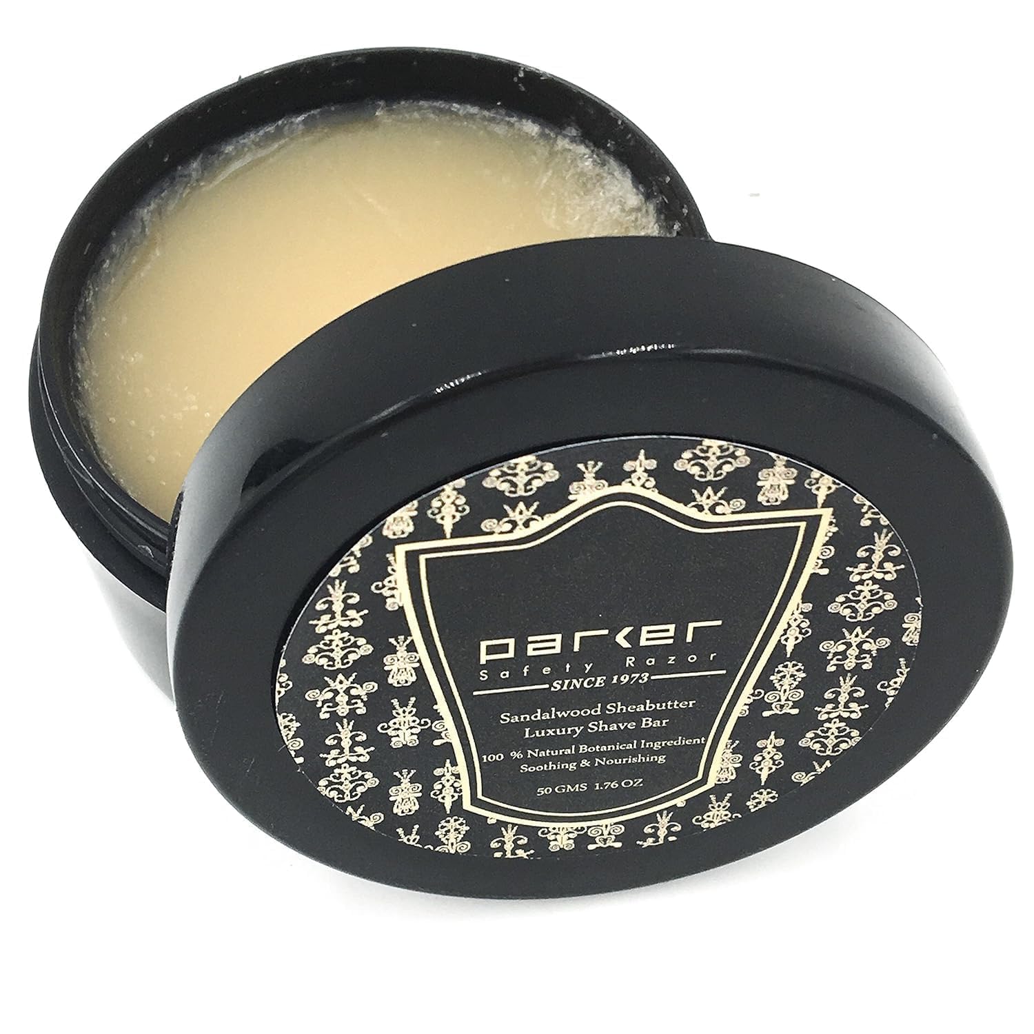 Parker Travel Pack of Sandalwood & Shea Butter Shaving Soap, 1.76 oz 2-Pack | Two 1.76 Oz Shaving Soap Bars With Sandalwood And Shea Butter
