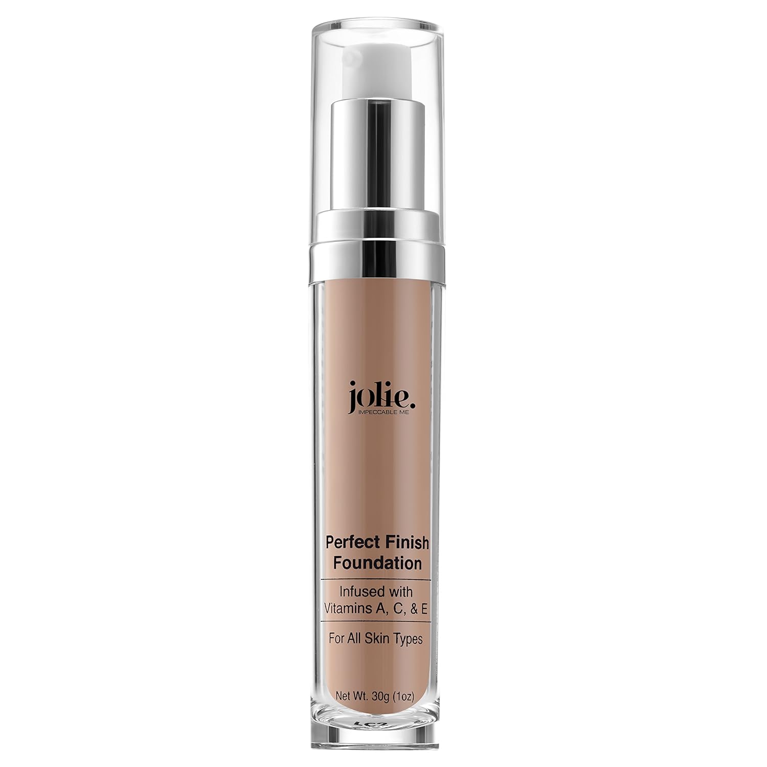 Jolie Perfect Finish Liquid Foundation Makeup SPF 15 Oil Free (MW4)