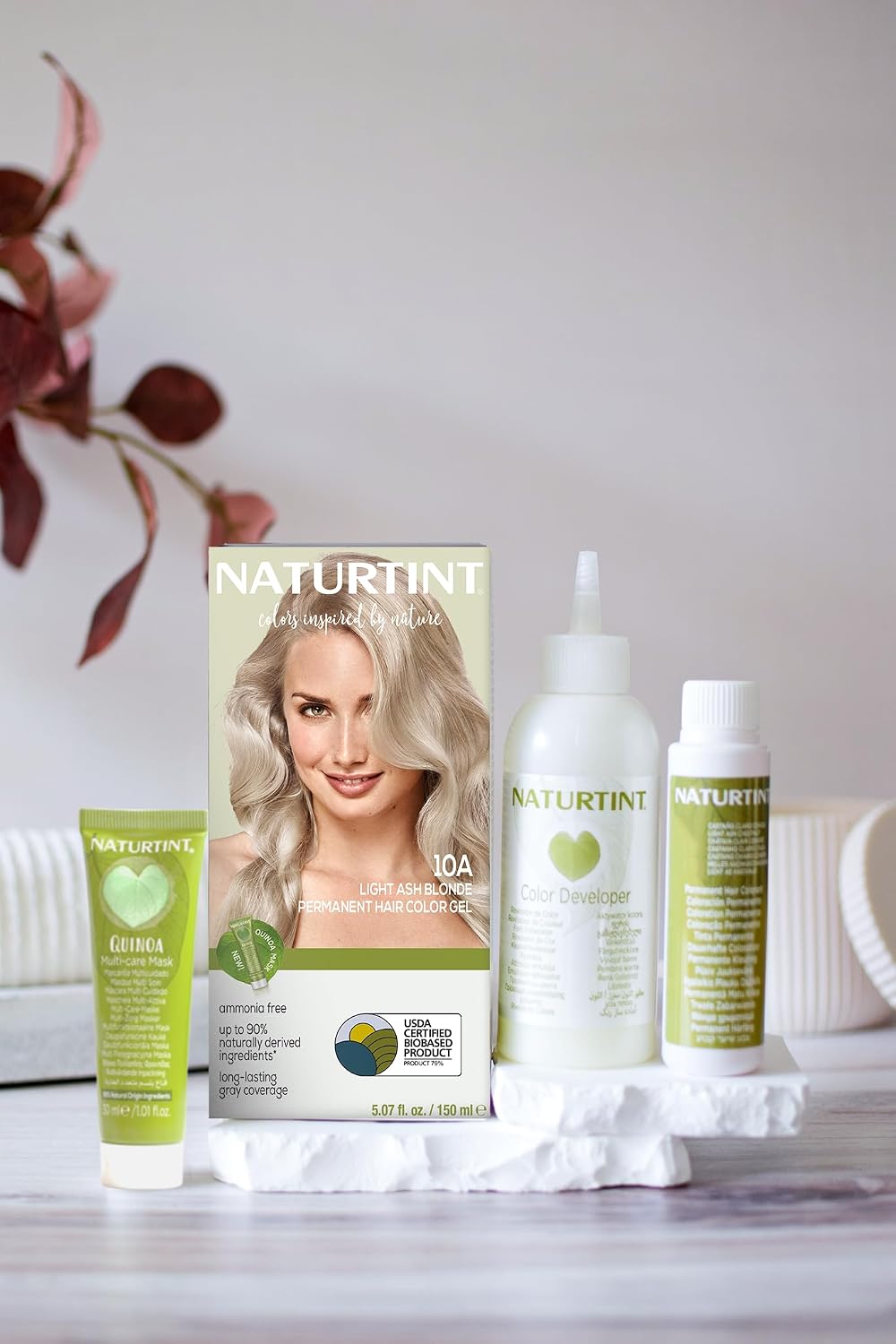 Naturtint 9N Honey Blonde Permanent Hair Color (Pack of 1), Ammonia Free, Vegan, Cruelty Free, up to 100% Gray Coverage, Long Lasting Results (Packaging may vary)
