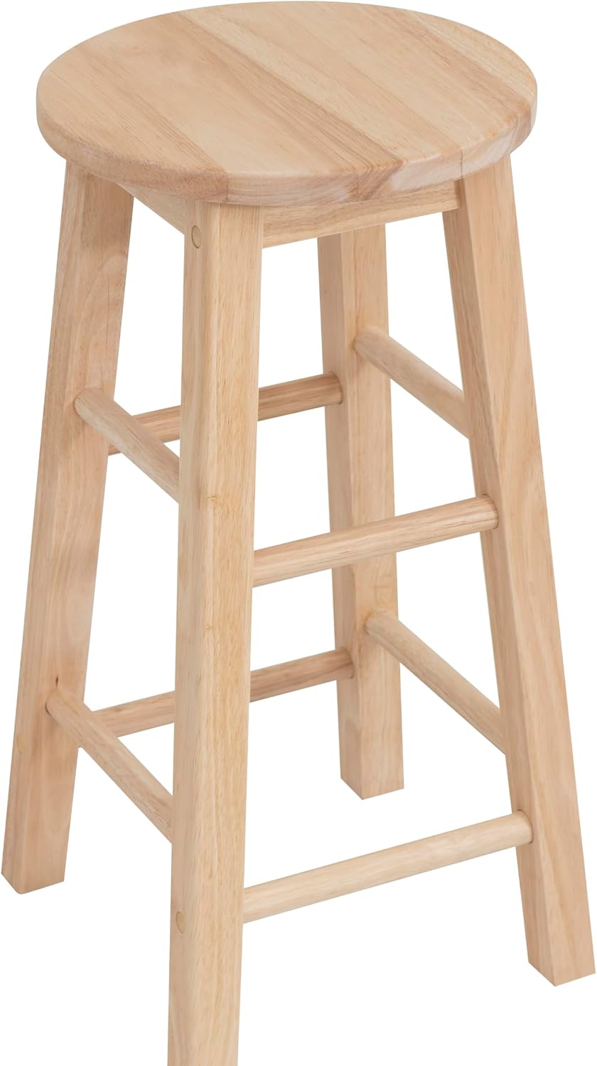 Linon 29-Inch Barstool With Round Seat