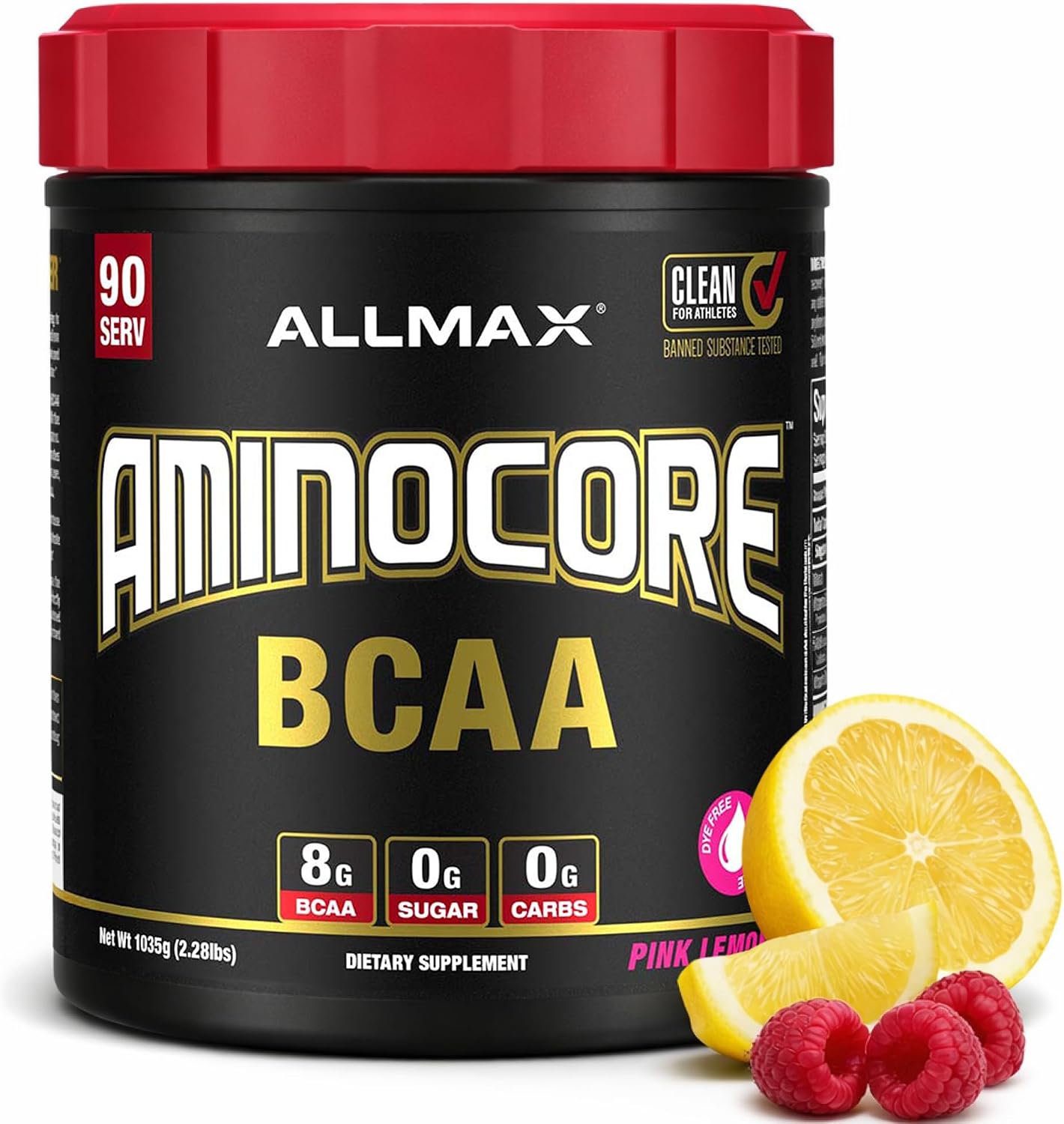 ALLMAX AMINOCORE BCAA Powder, Watermelon, 90 Servings, 1035 g