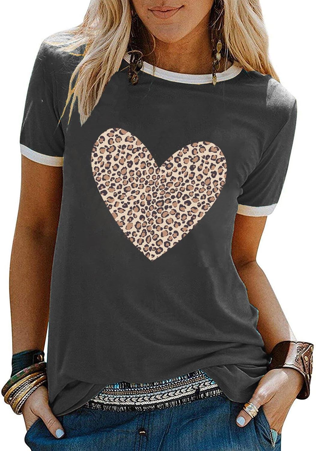 YEXIPO Graphic Tees for Women Short Sleeve Summer Tops Casual Cute T Shirts