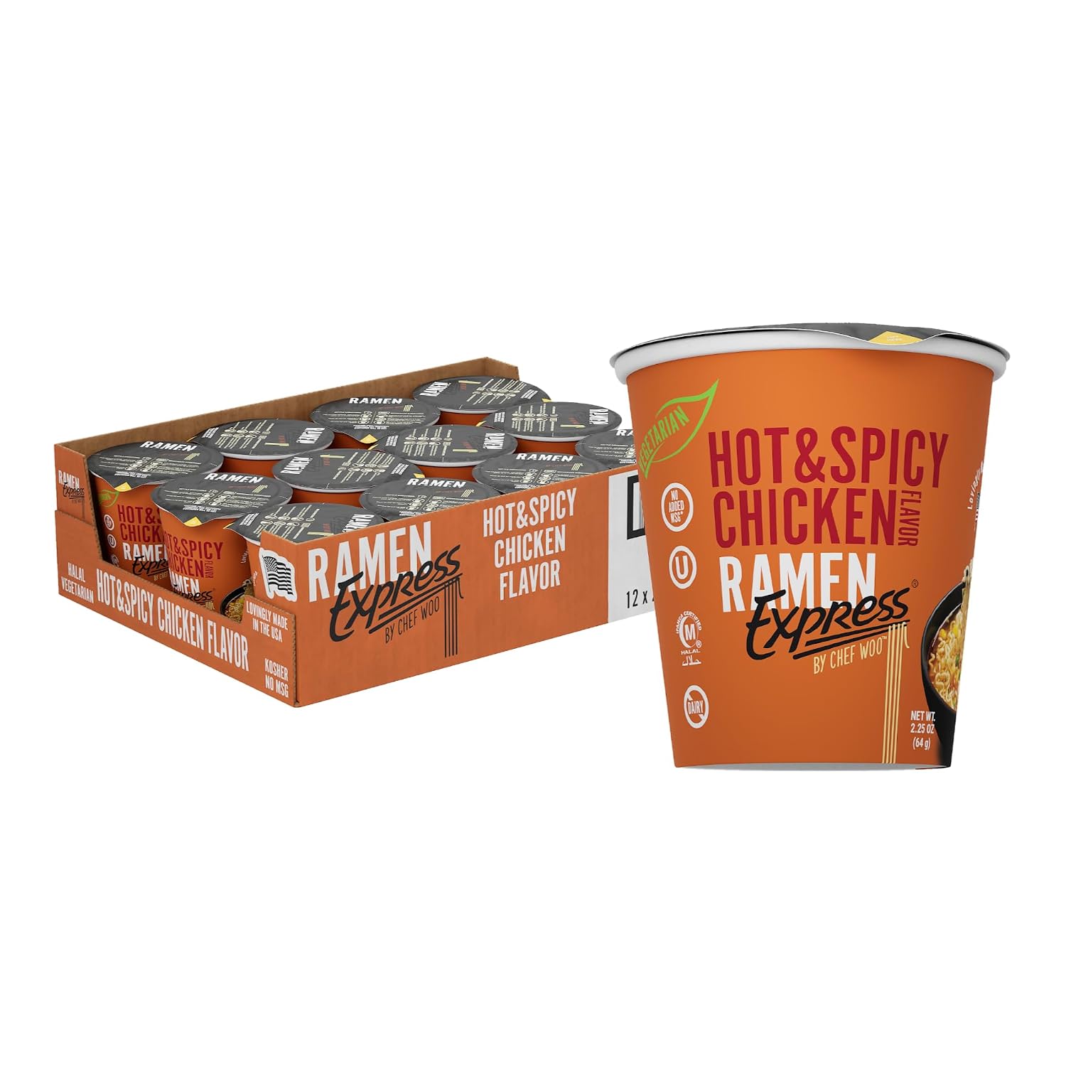 RAMEN EXPRESS Chicken Flavor Ramen Cup Noodle