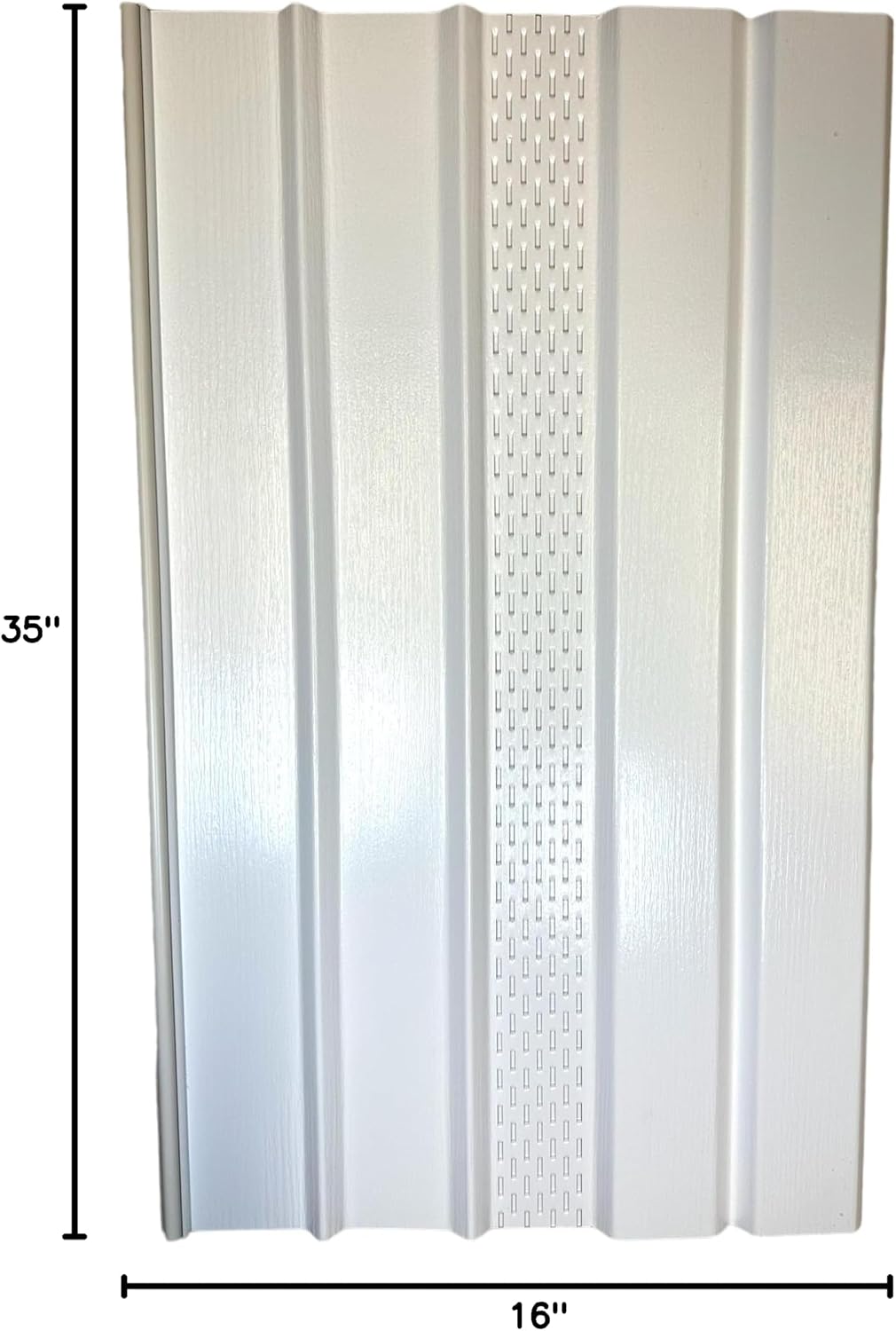 Mobile Home Skirting Vinyl Underpinning Vented Panel White 16" W x 35" L (Pack of 10)
