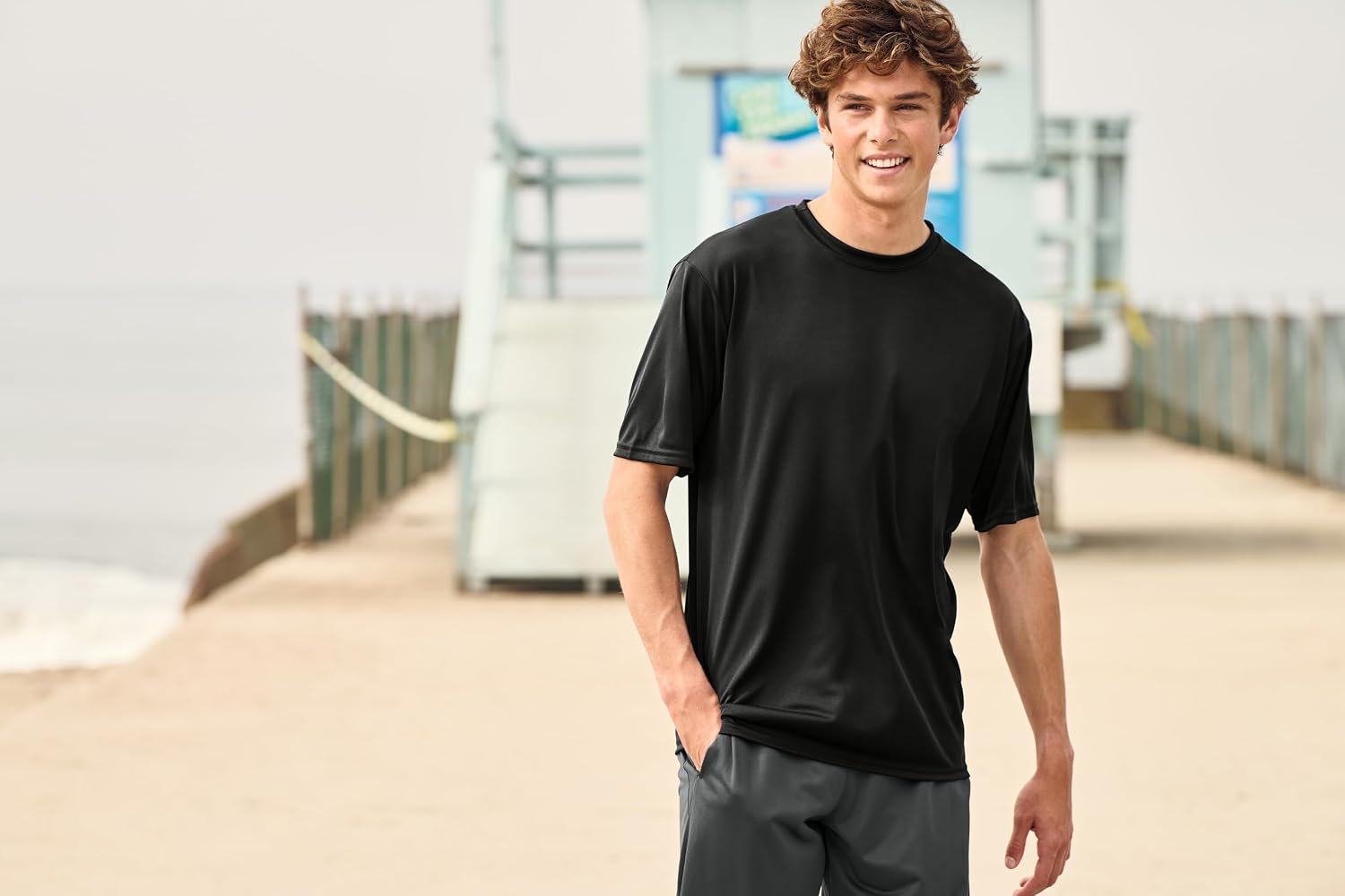 Joe's USA All Sport Dry-Fit Performance UPF 50 Athletic Performance Tee