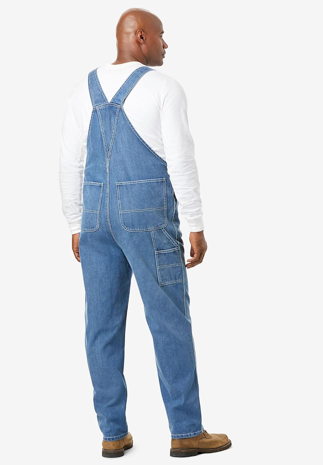 by KingSize Men's Big & Tall Denim Overalls