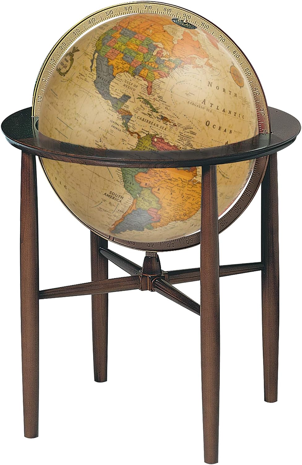 Replogle Globes Austin Replogle Globes Illuminated Austin Globe, Off/White, Large