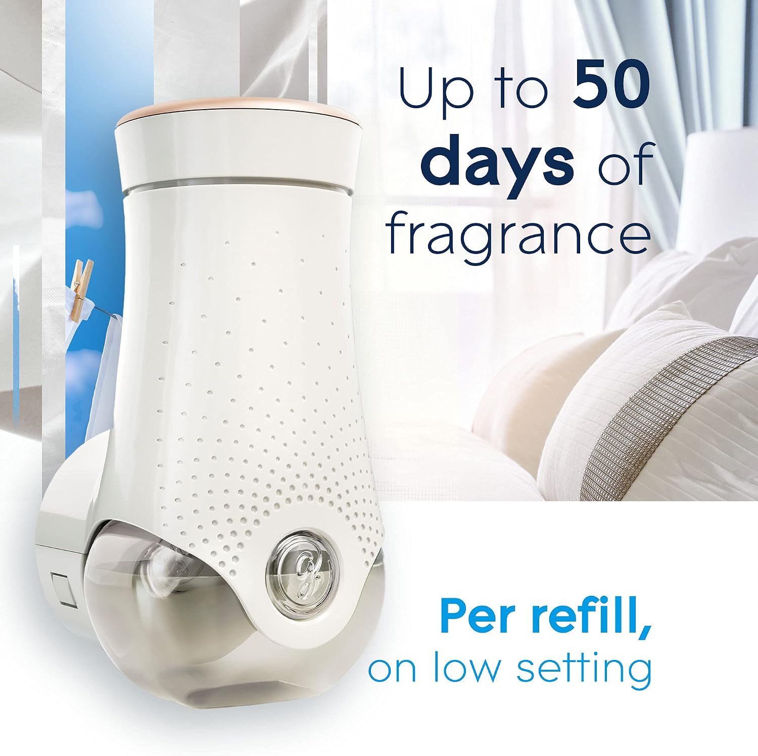 Glade PlugIns Refills Air Freshener Starter Kit, Scented and Essential Oils for Home and Bathroom, Cashmere Woods, 1.34 Fl Oz, 1 Warmer + 2 Refills