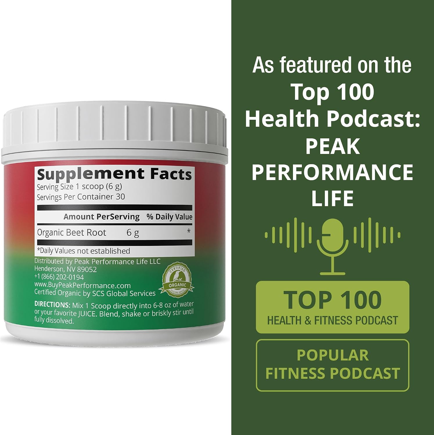 Organic Beet Root Powder. Ultra High Purity Super Food Beets Juice Powder | 100% Pure Nitric Oxide Boosting Beetroot Supplement. Keto, Paleo