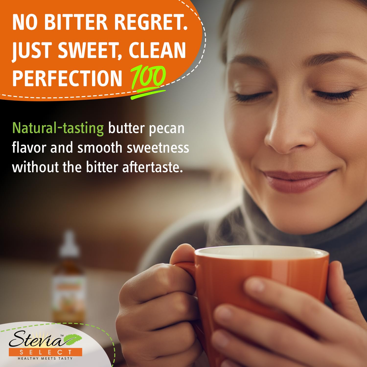 Stevia Select Hazelnut Flavored Liquid Stevia – Zero Calorie Coffee, Tea, Drink & Baking Sweetener, All-Natural, No Erythritol, Keto-Friendly Sugar Alternative, 300 Servings – 2 Oz (1 Pack)