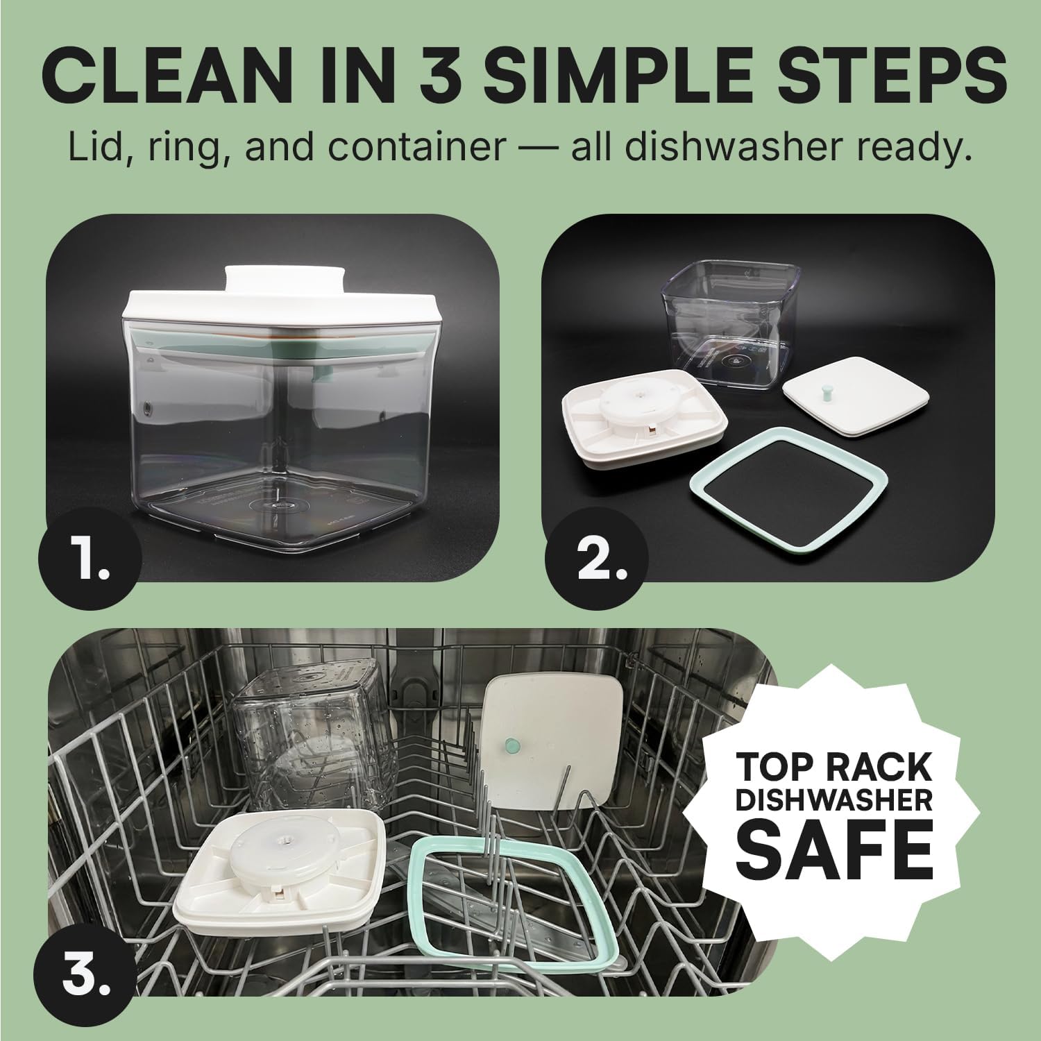 Bop Top Airtight Food Storage Containers | Pop-Top Lid | 16.5 Cups / 135 Oz
