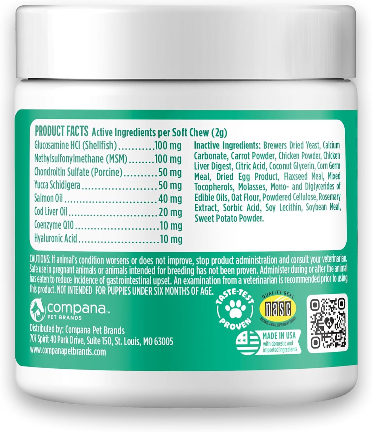 Doggie Dailies Hip & Joint Chews for Dogs, Chicken, All Breeds, 225 Count | Glucosamine & Chondroitin Supplement, Supports Joint Health & Mobility, Soft Chews for Dogs of All Breeds & Sizes