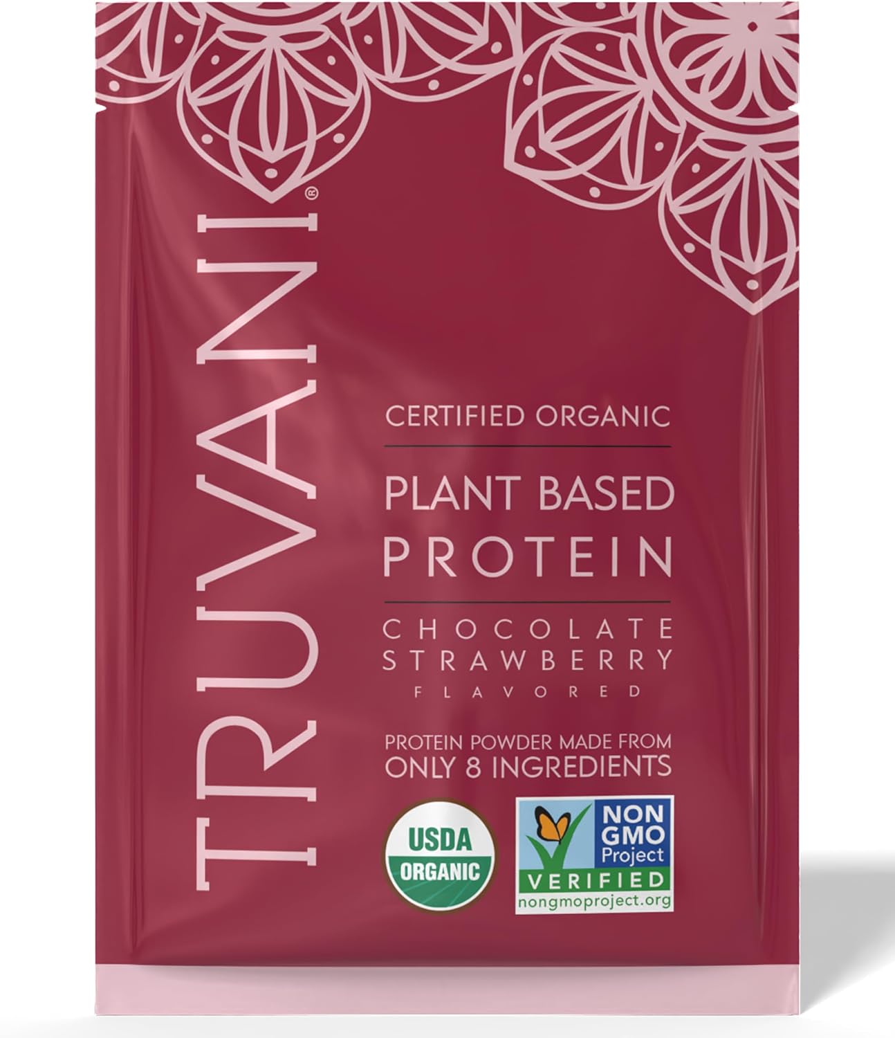 Truvani Organic Plant Based Protein Powder | Chocolate | 1 Serving