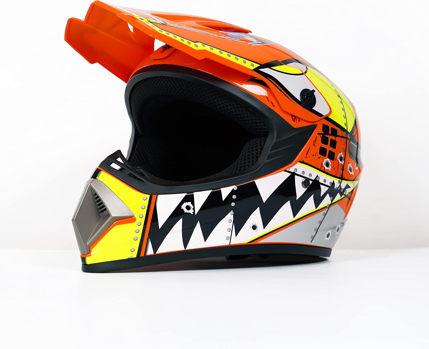 Motocross Offroad Helmet Dirt Bike Street Helmet Motorcycle Helmets ATV BMX MX Helmet with Gloves Goggles Mask for Unisex Youth Kids DOT / FMVSS 218
