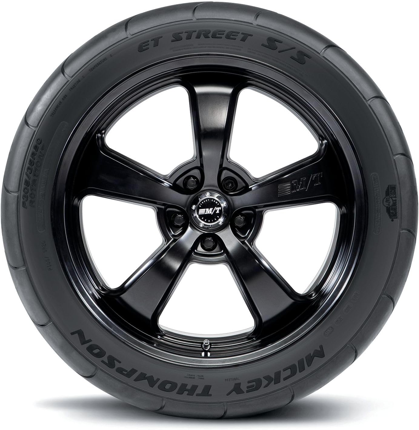 Mickey Thompson ET Street S/S P235/60R15 SL | Racing High Performance Summer Traction Standard Load Radial Construction Black Sidewall Tire