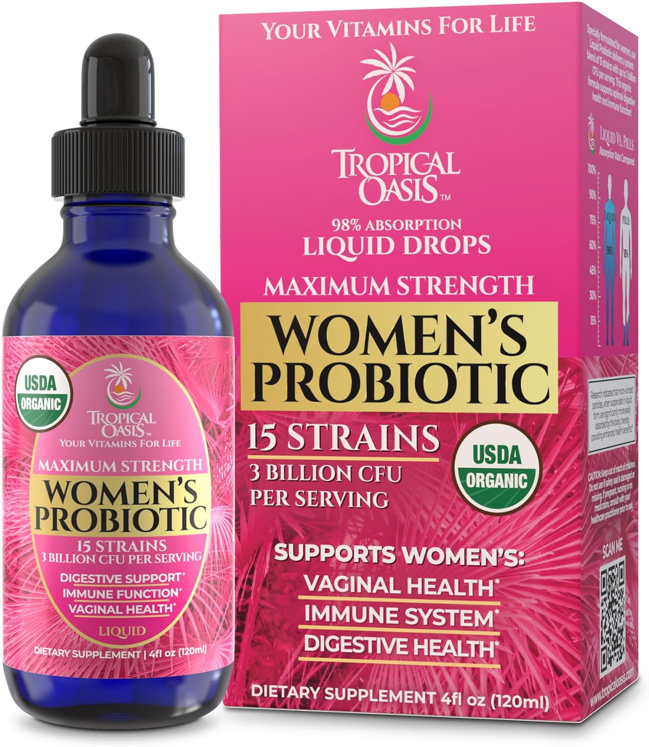 Premium Liquid Multivitamin for Women | Sugar Free Women’s Multivitamin | 100+ Vitamins, Minerals & Herbs Promote Anti-Aging, Heart, Brain & Bone Health |98% Absorption Rate | Non-GMO | 32 Serv