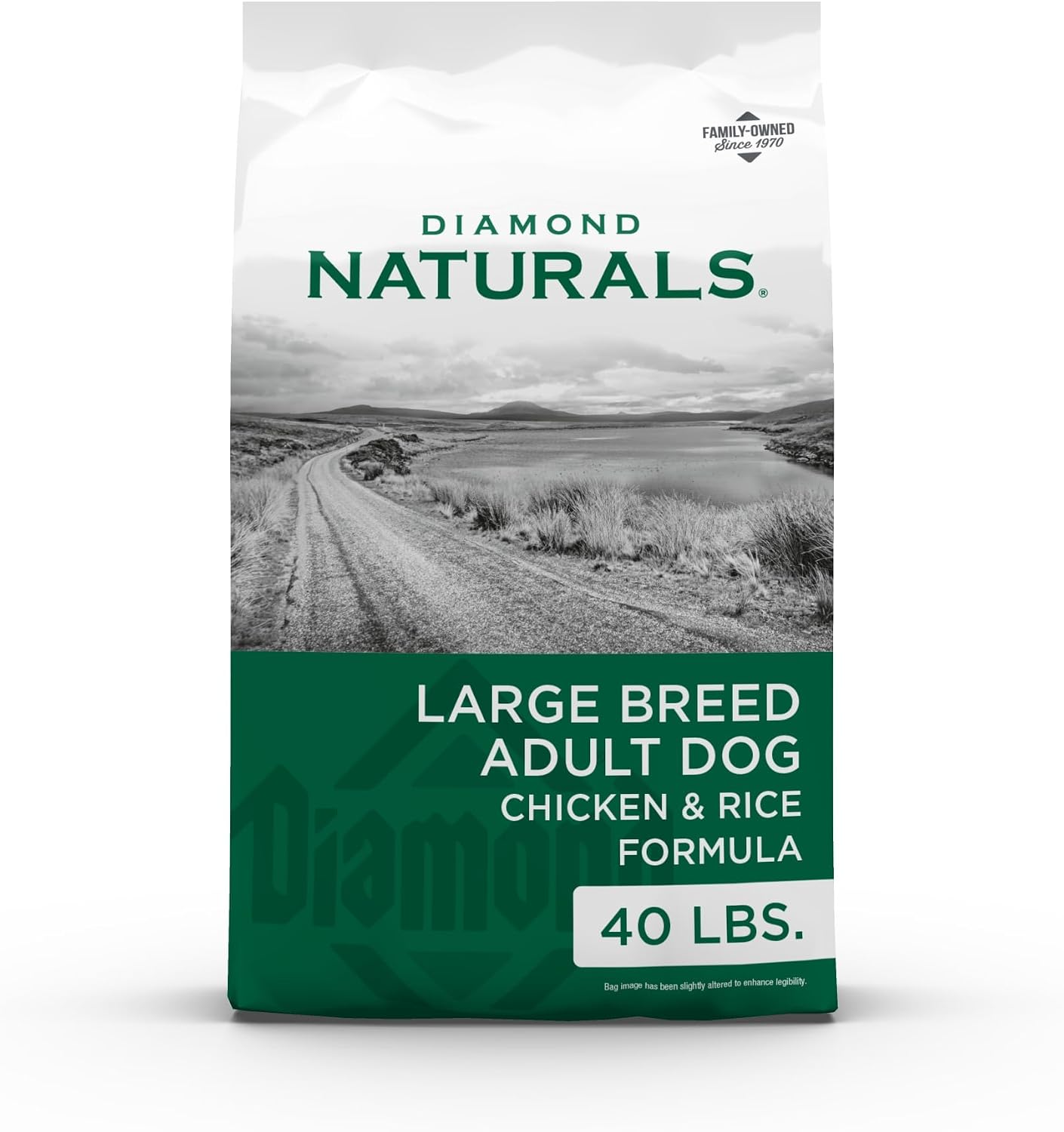 Diamond Naturals Large Breed Adult Dry Dog Food, Chicken & Rice, 40lb | With Real Cage Free Chicken | Glucosamine & Chondroitin to Help Support Large Breed Dogs | Probiotics for Digestive Support