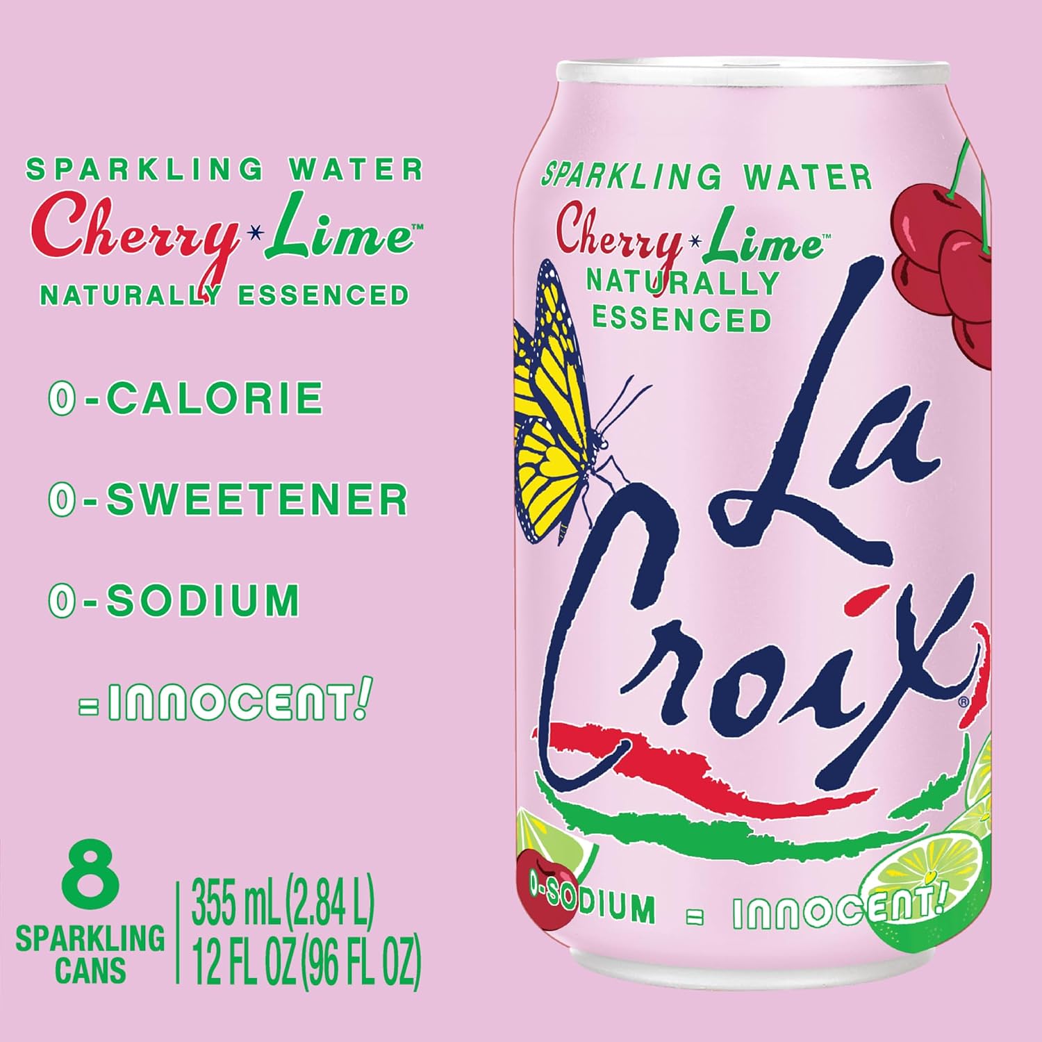 LaCroix Sparkling Water | Pineapple Coconut Flavor | 8-Pack | Naturally Essenced, Zero Calorie, Sodium Free | 12 Fl Oz Cans