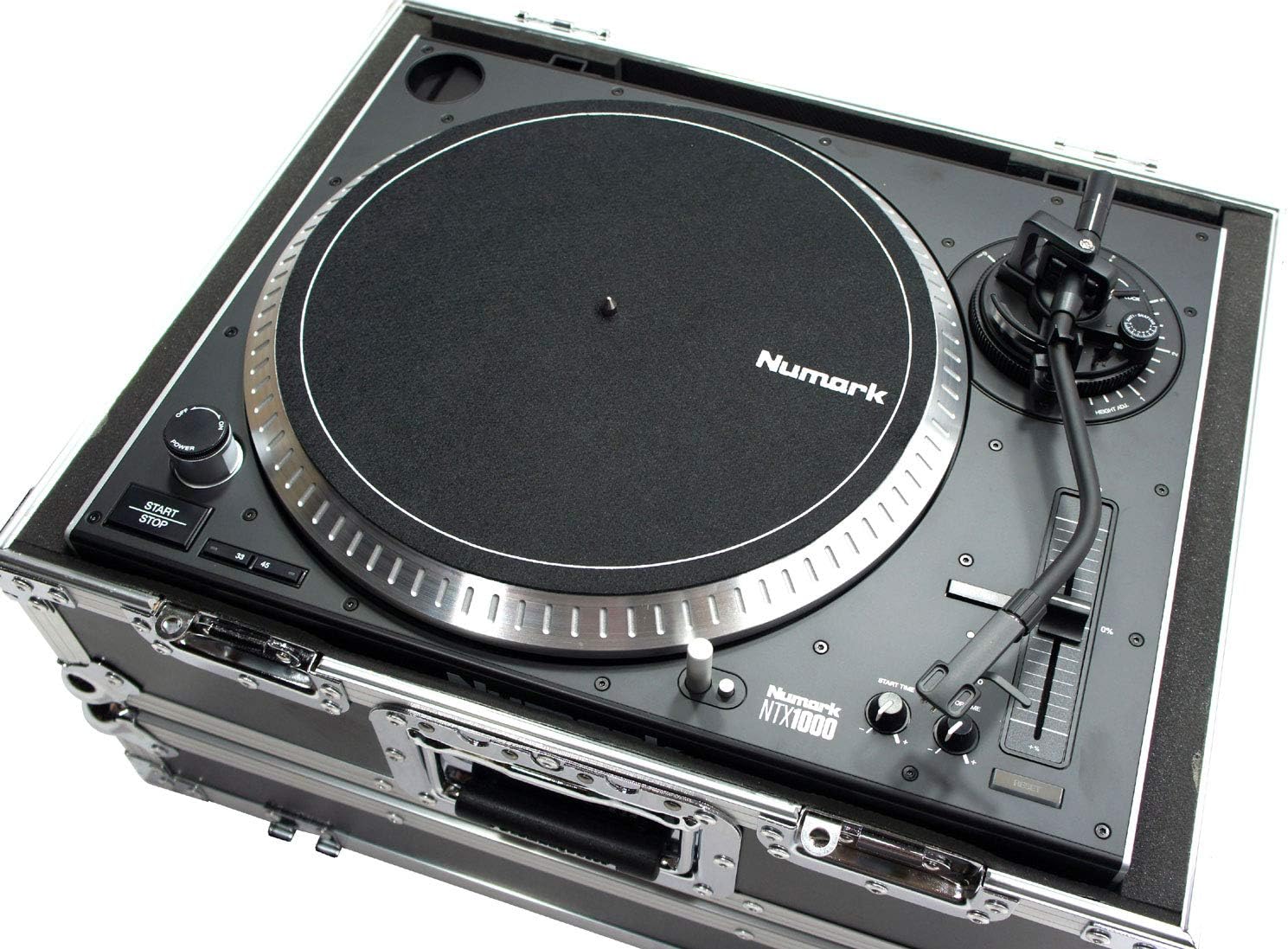Turntable Flight Case Compatible with Technics 1200 - Harmony Cases | Foam lined interior, road ready DJ travel transport