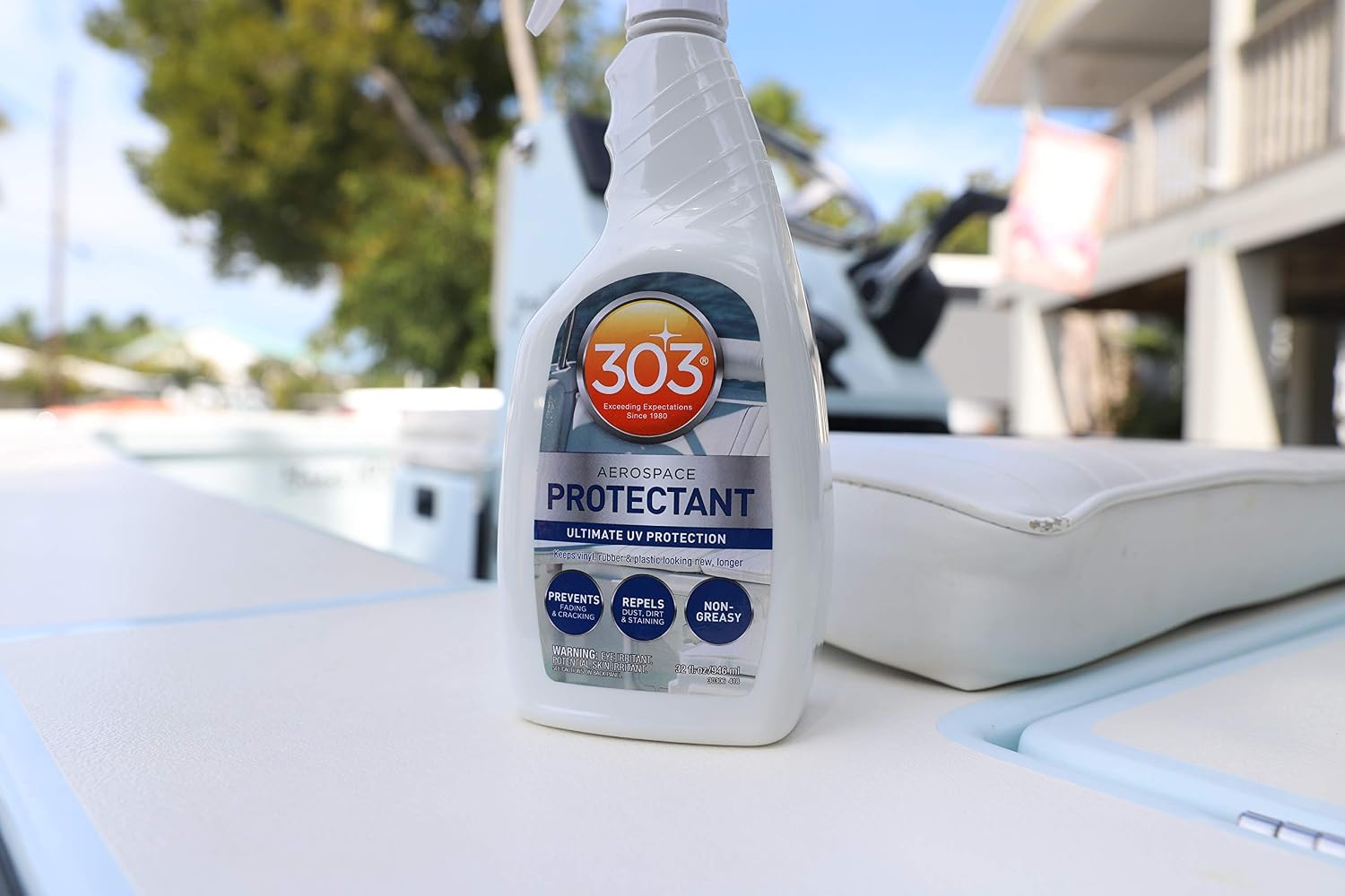 303 Products Marine Aerospace Protectant – UV Protection – Repels Dust, Dirt, & Staining – Smooth Matte Finish – Restores Like-New Appearance – 10 Fl. Oz. (30305)