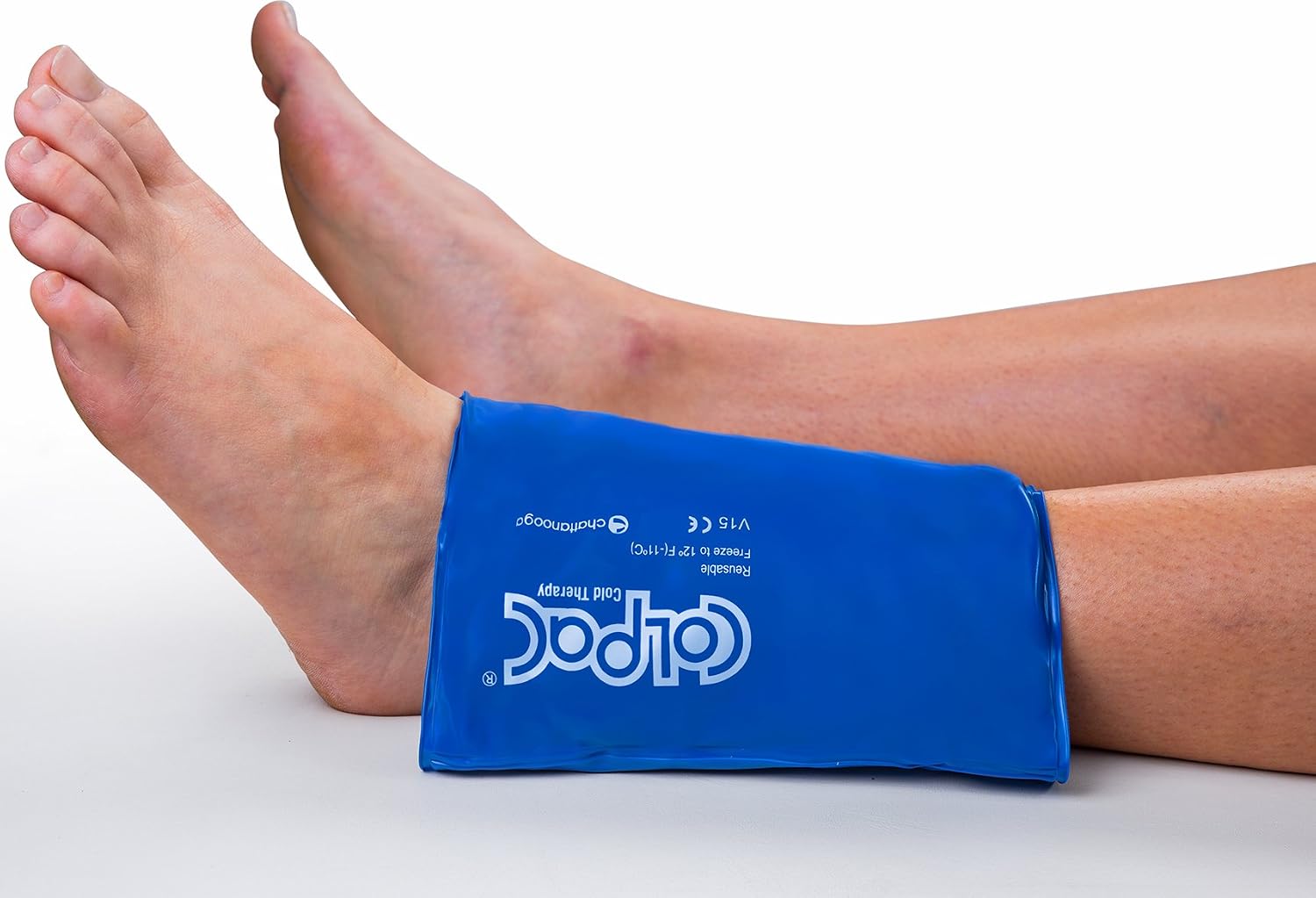 Chattanooga ColPac - Reusable Gel Ice Pack - Black Polyurethane - Standard - 10 in x 13.5 in - Cold Therapy - Knee, Arm, Elbow, Shoulder, Back - Aches, Swelling, Bruises, Sprains, Inflammation