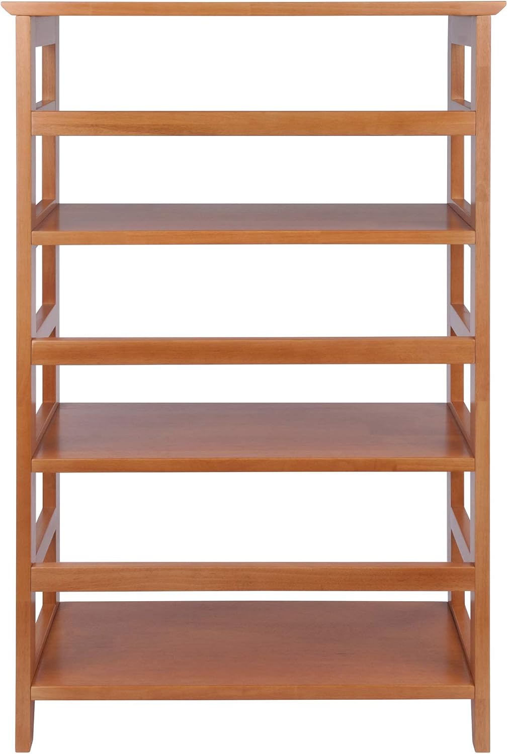 Winsome Studio 3-Tier Bookshelf, Honey Pine, 42" | Classic Display Bookcase, Functional & Stylish Shelving Unit for Convenient Storage in Living Room